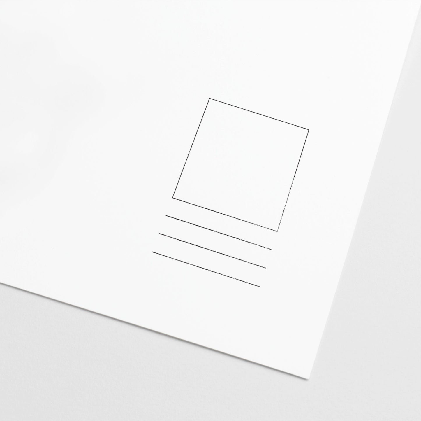 Page Organizer Stamp, Blank Stamp