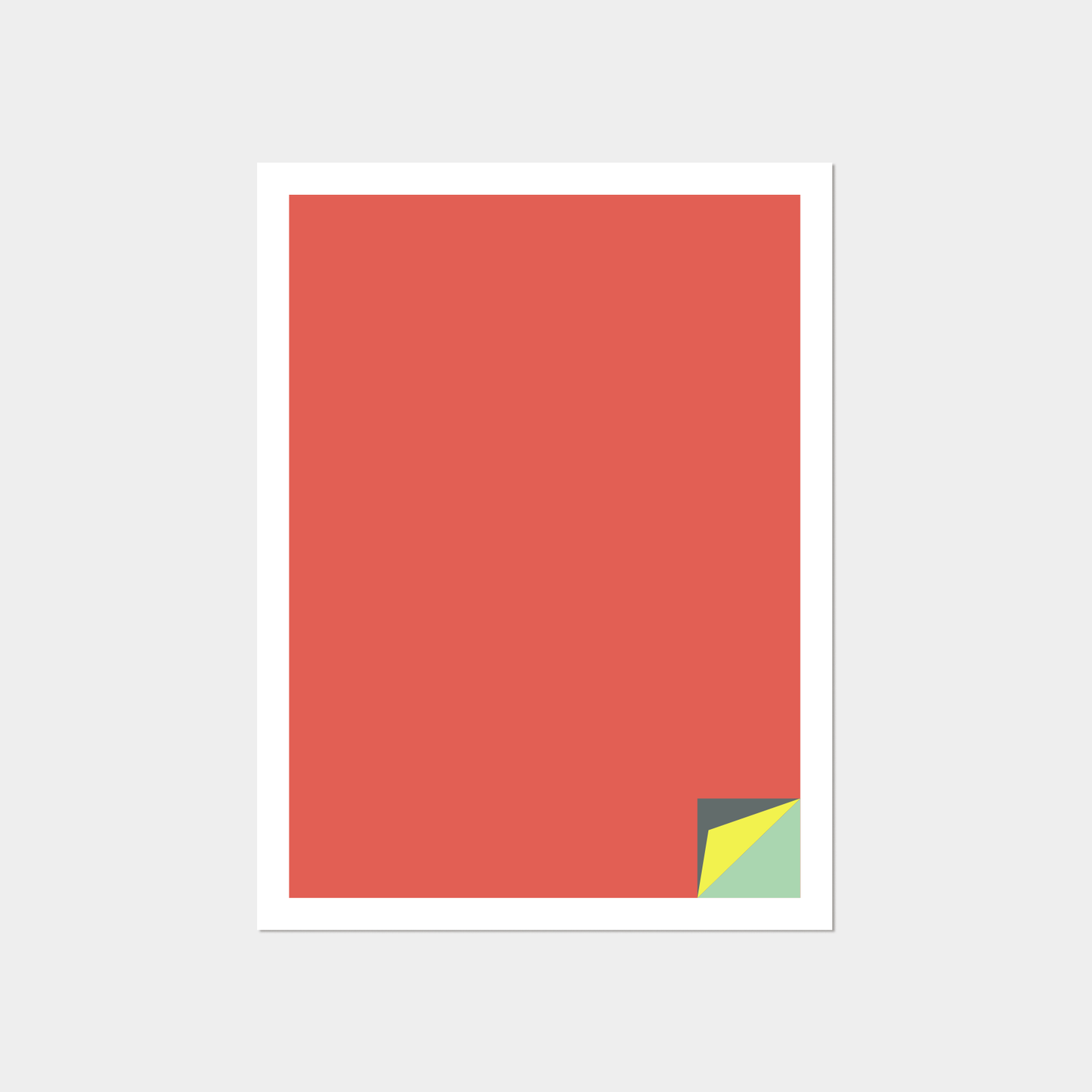 Page Turner Art Print VIII (Slim Fold)