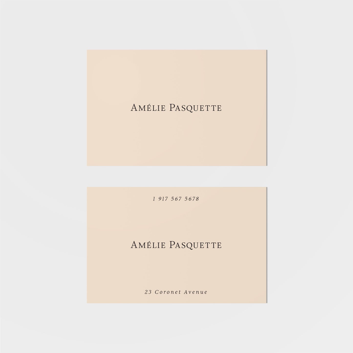 Pasquette Calling Card