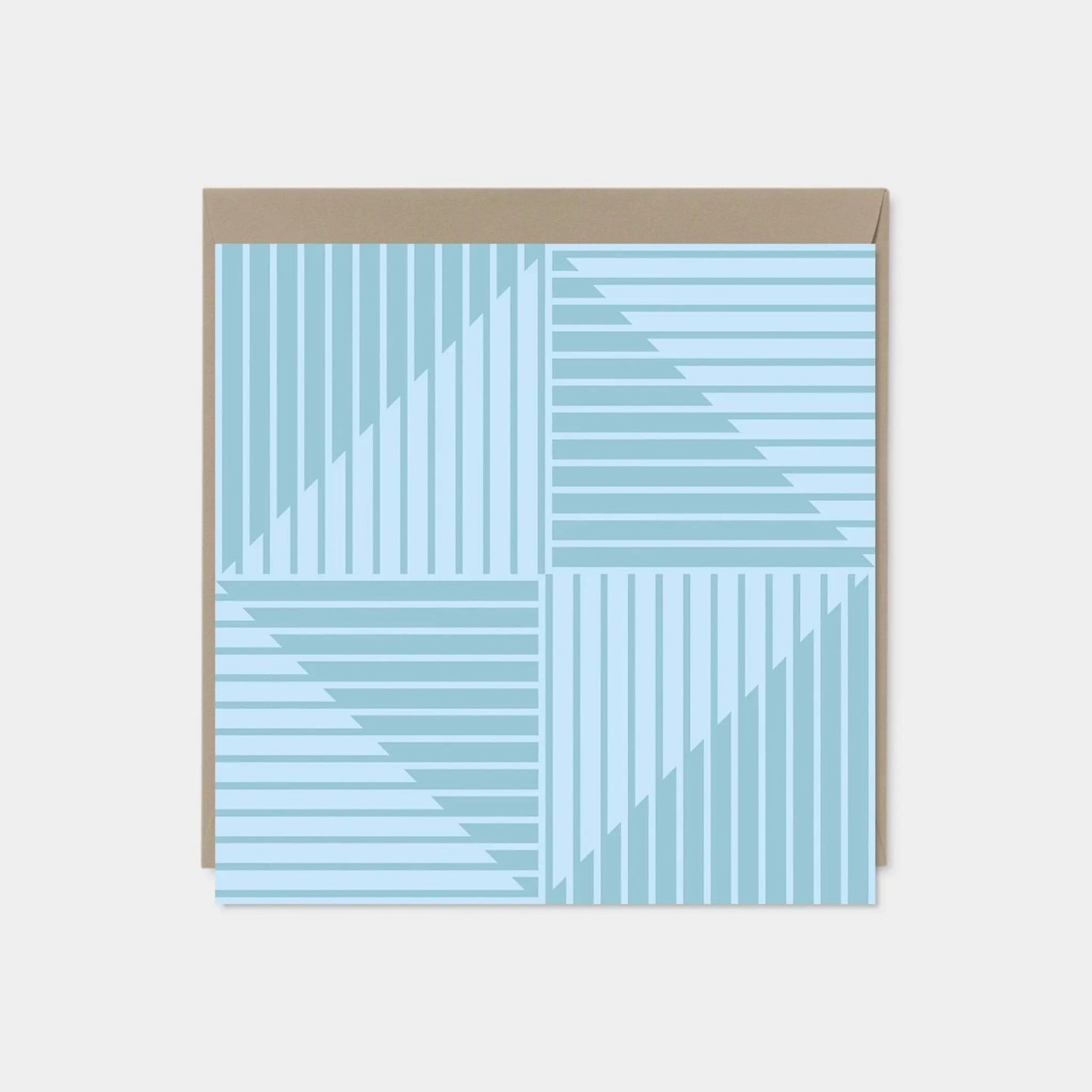 Pastel Geo Stripe Card II
