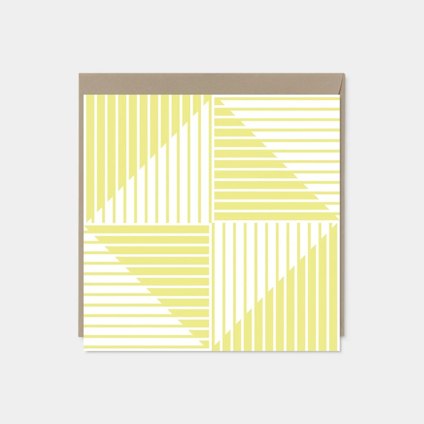 Pastel Geo Stripe Card