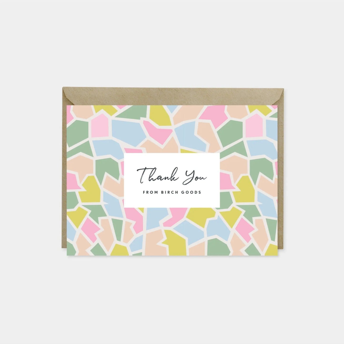 Pattern Custom Thank You Card