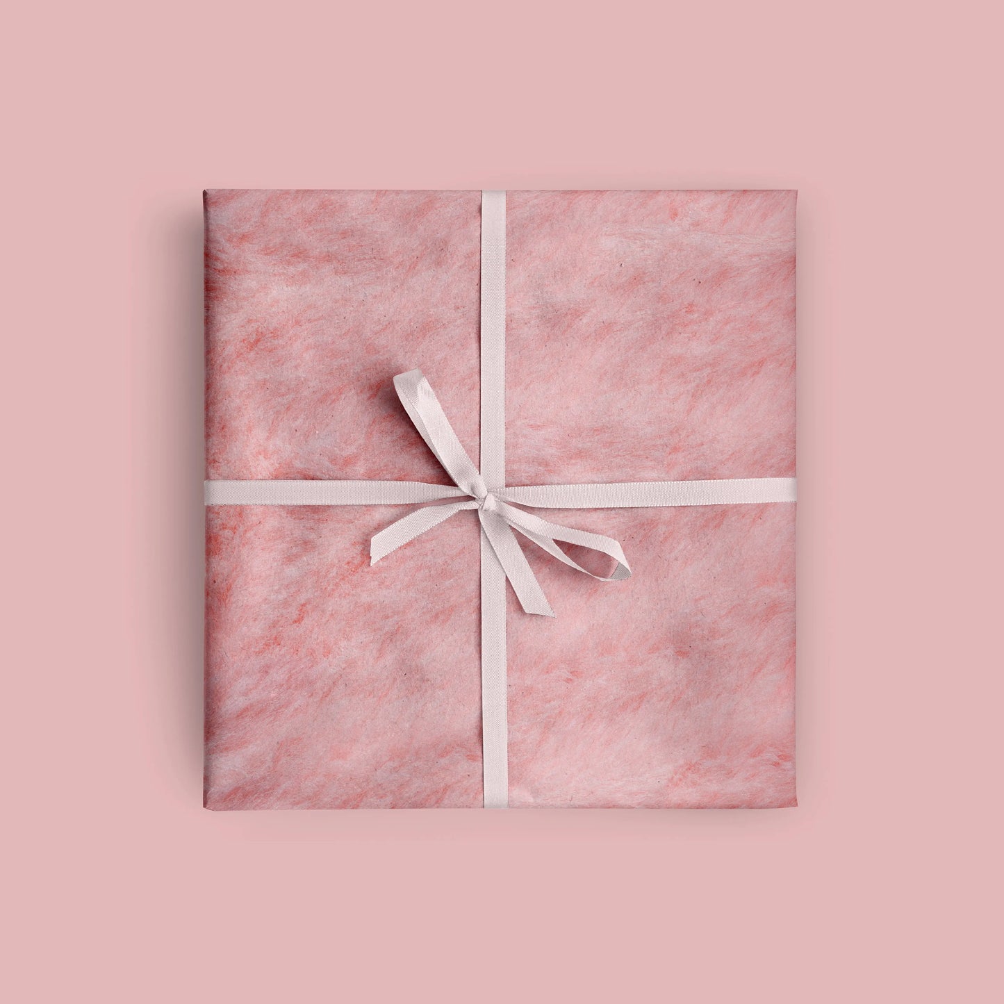Pink Faux Fur Gift Wrap