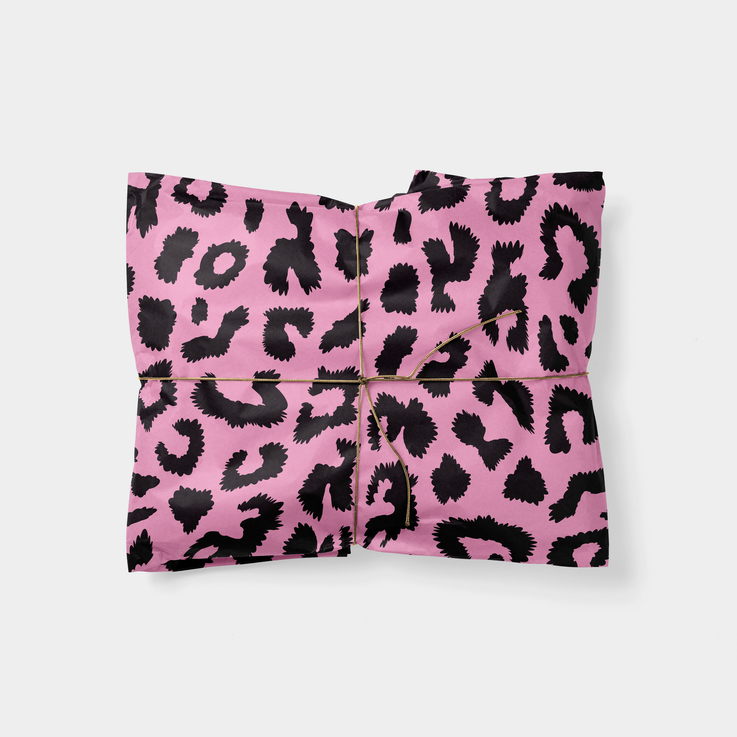 Pink Punk Leopard Print Gift Wrap