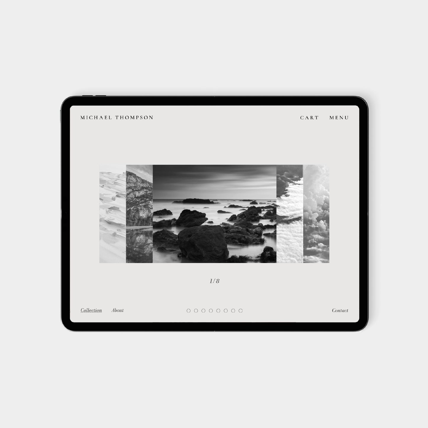 Portfolio Accordion Website