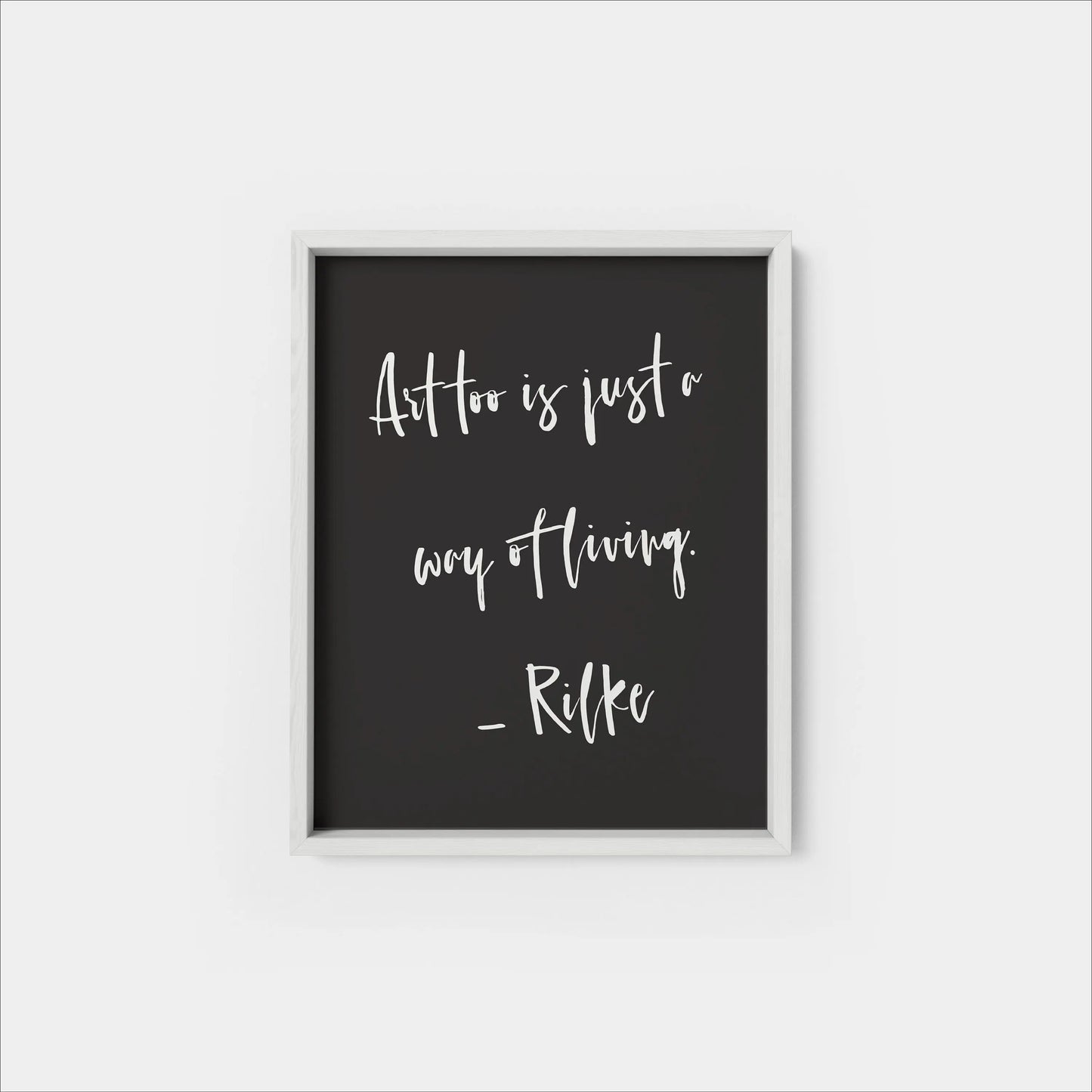 Quote Art Print, Rilke