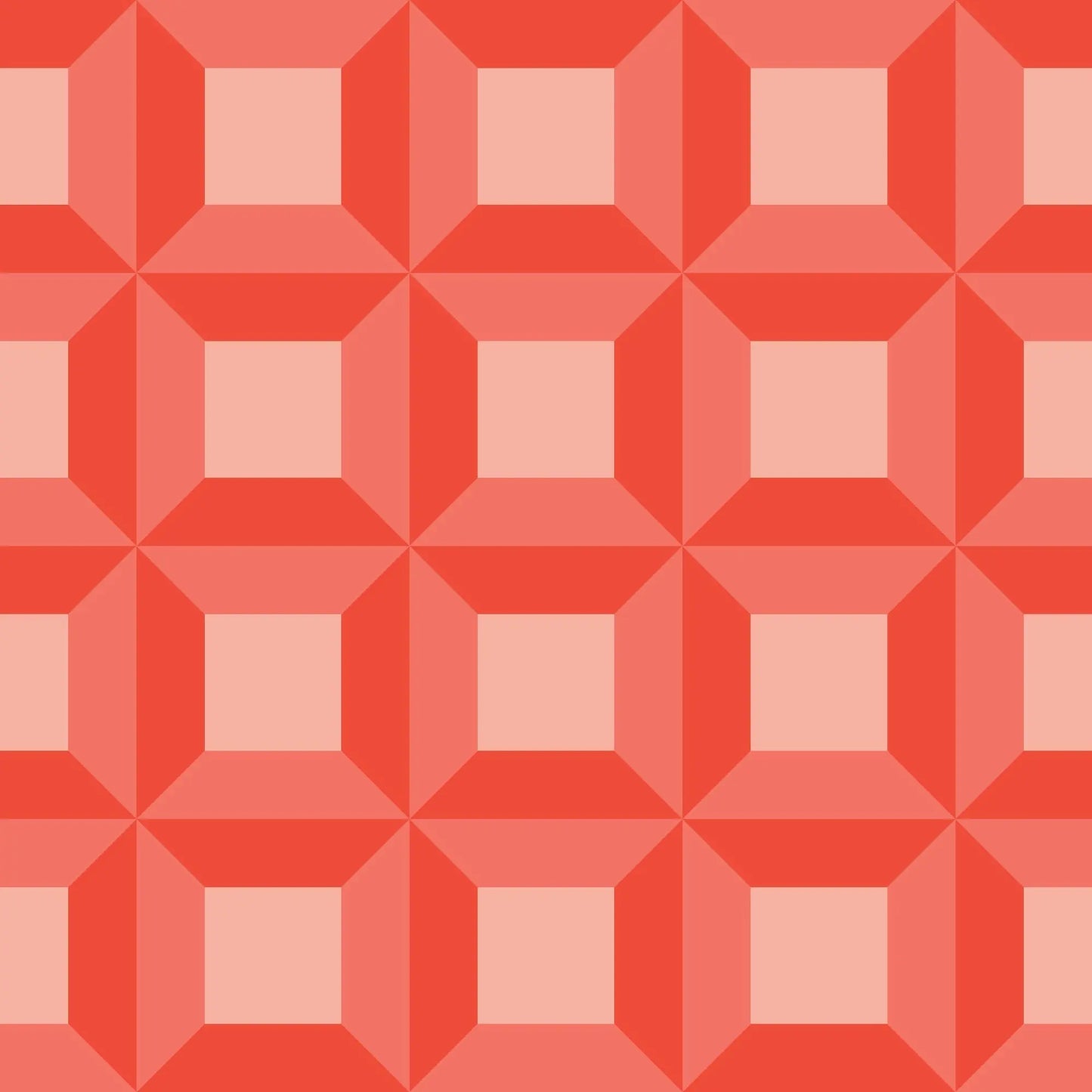 Red 3D Block Gift Wrap