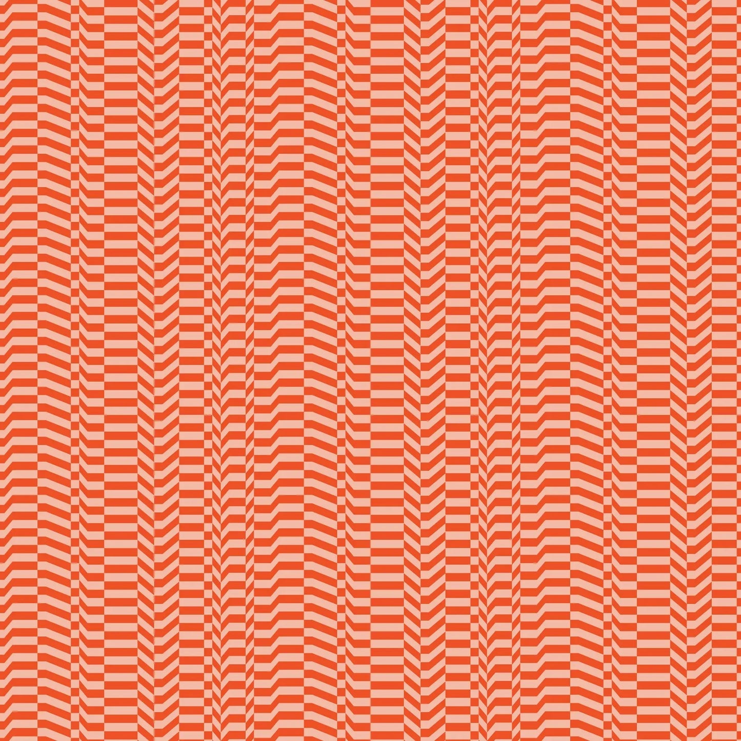 Red Glitch Waves Gift Wrap