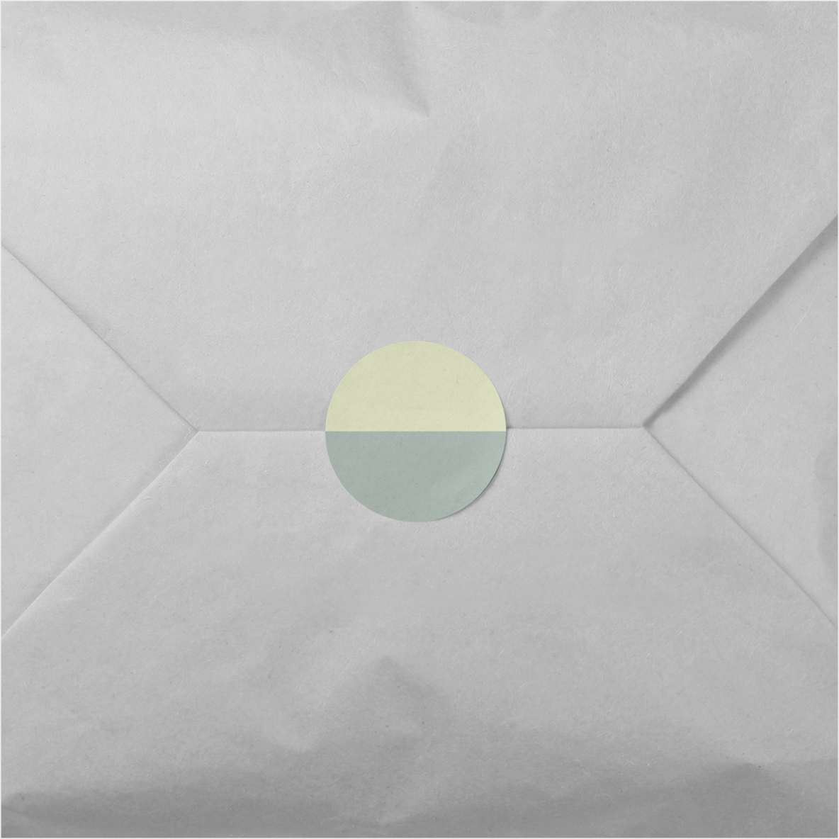 Soft Color Block Round Sticker III