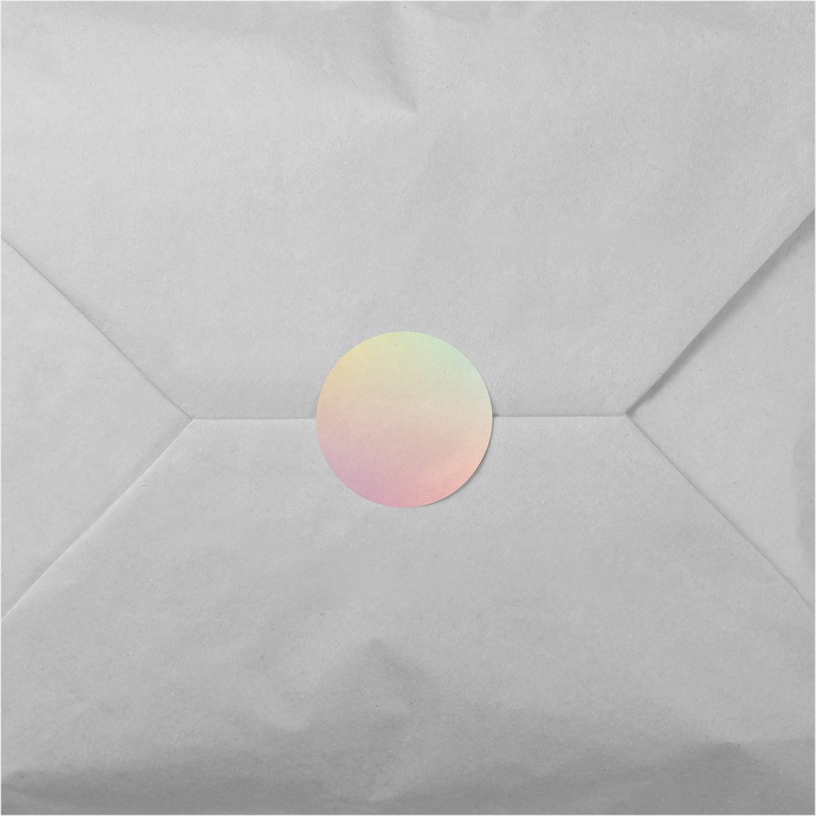 Soft Gradient Round Sticker