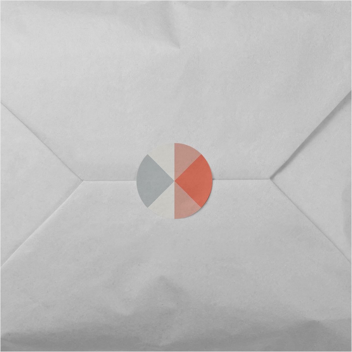 Color Geo Round Sticker III