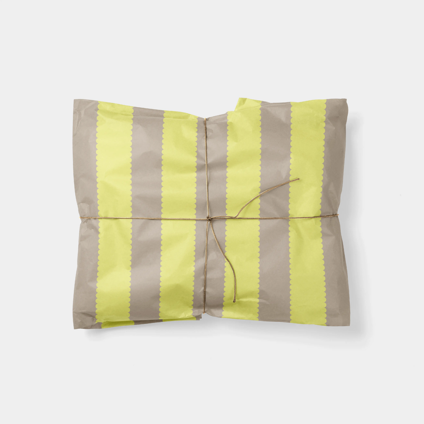 Scallop Stripe Gift Wrap XII