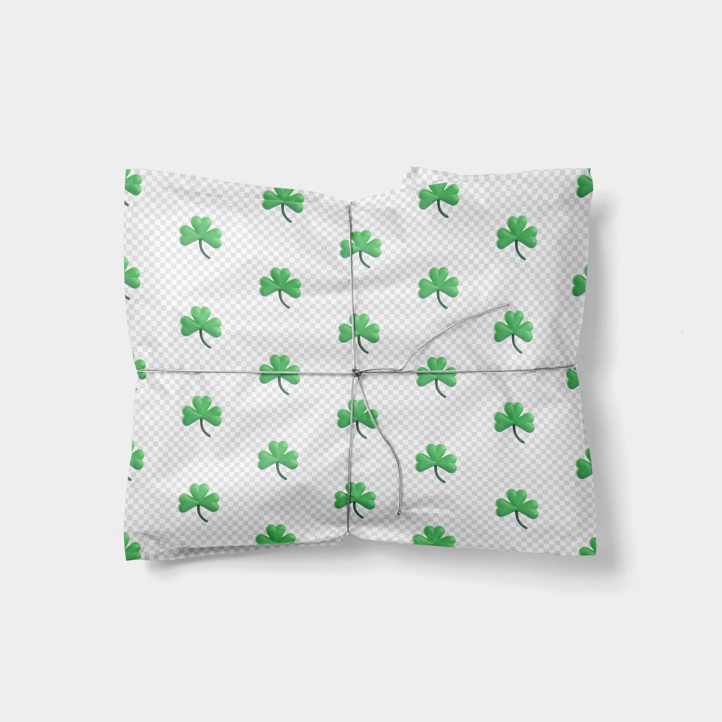 Shamrock Emoji Gift Wrap