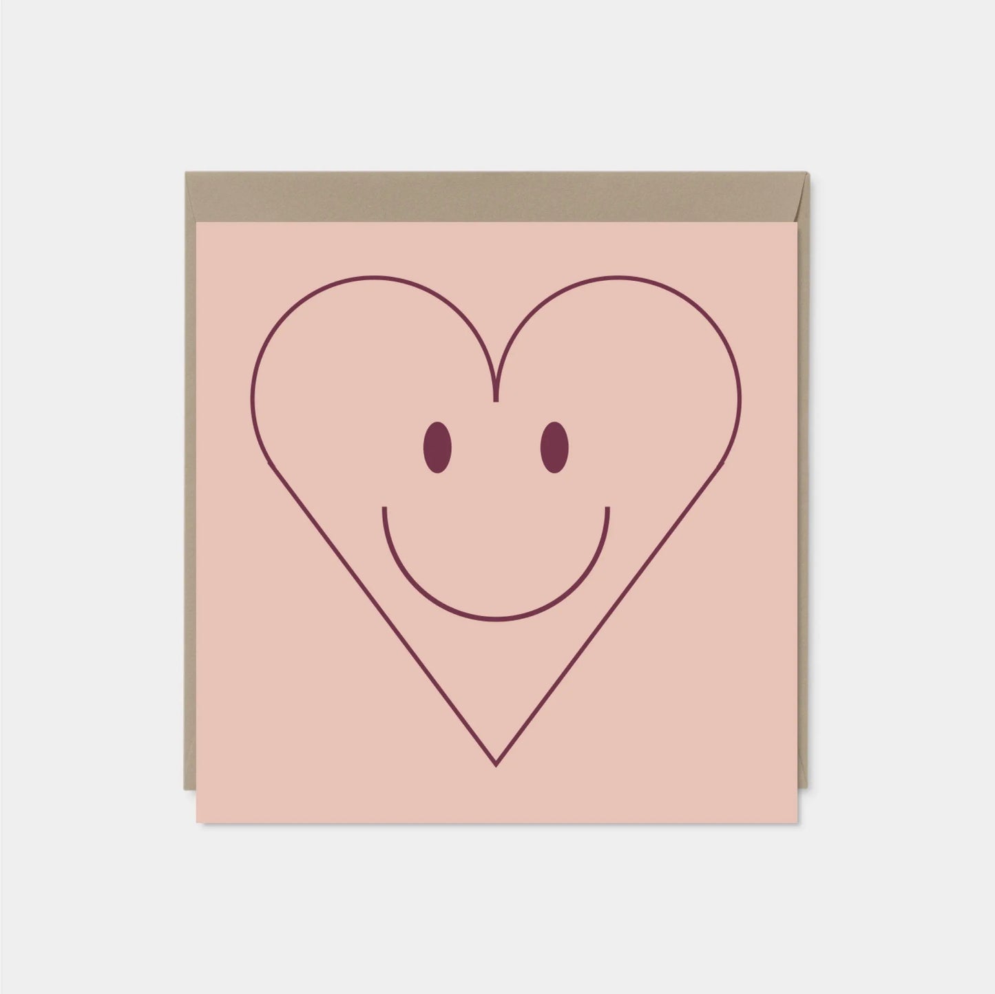 Smiley Heart Valentine's Day Card