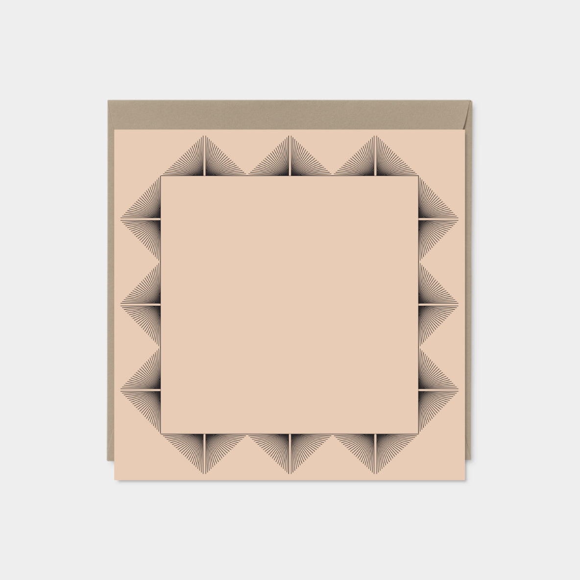 Square Deco Border Note Card III