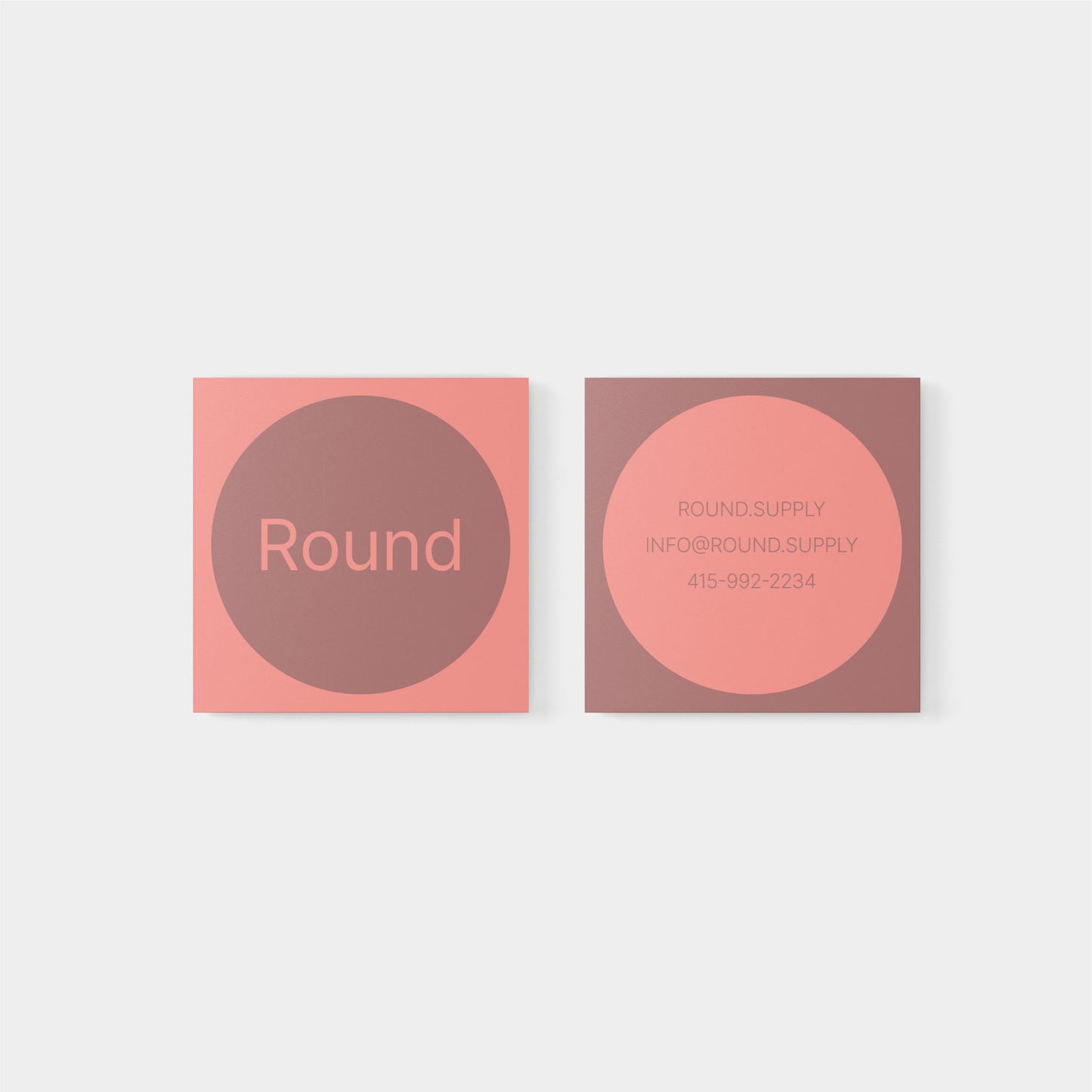 Square Geo Business Card VI