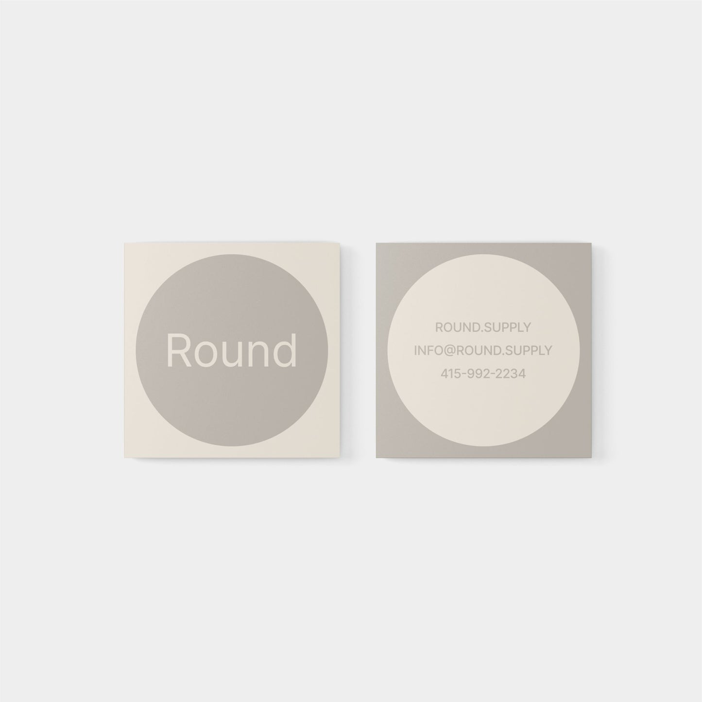 Square Geo Business Card XI