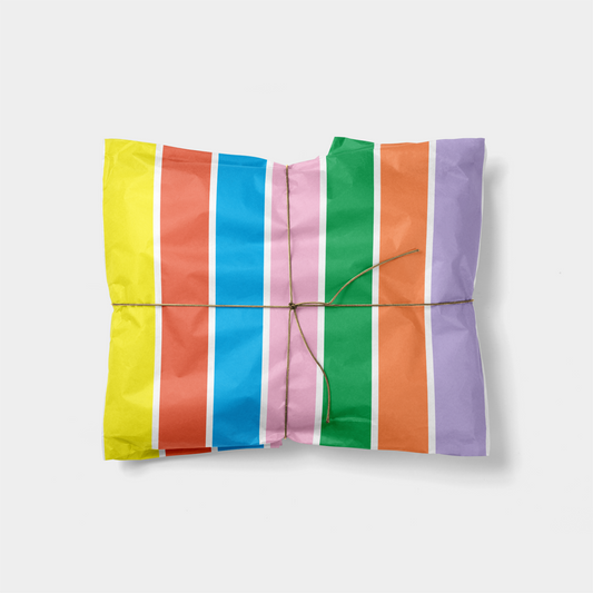Colorful Stripes Gift Wrap