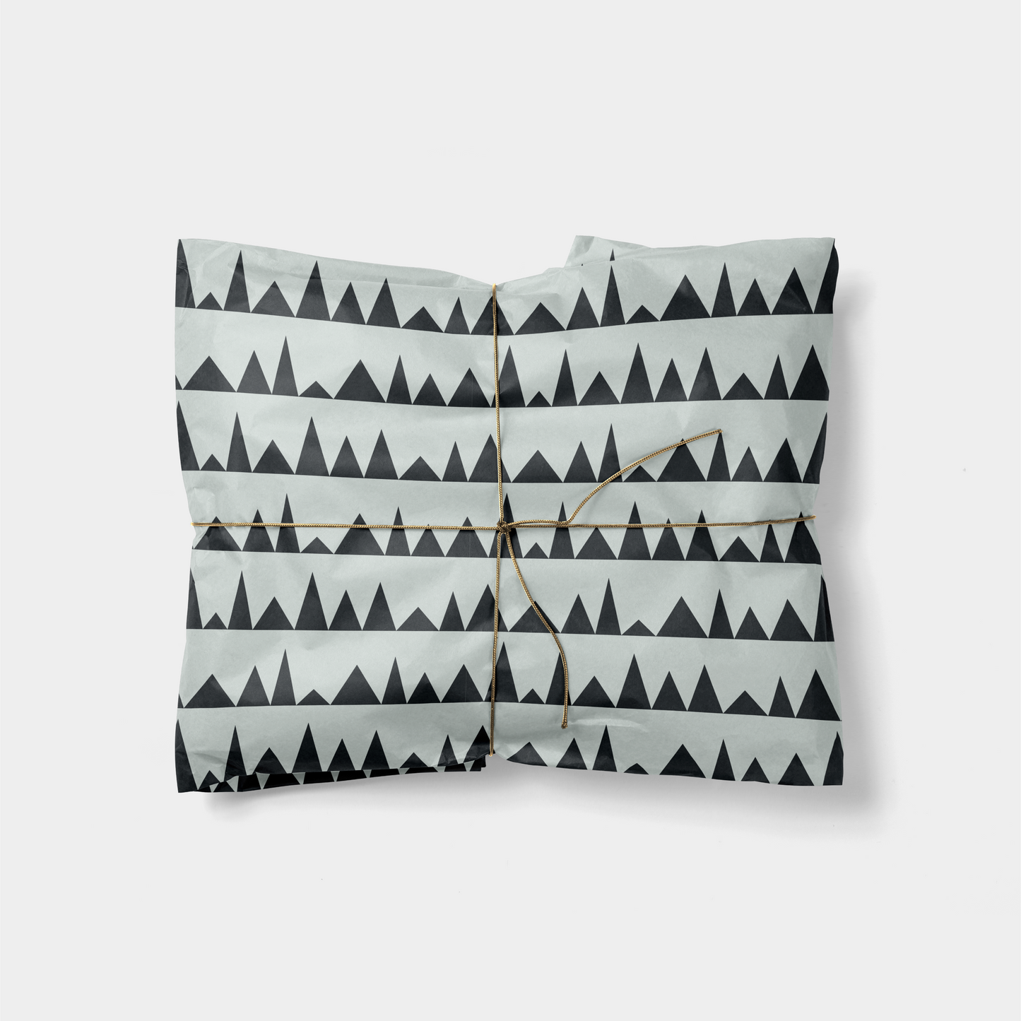 Holiday Sawtooth Trees Gift Wrap