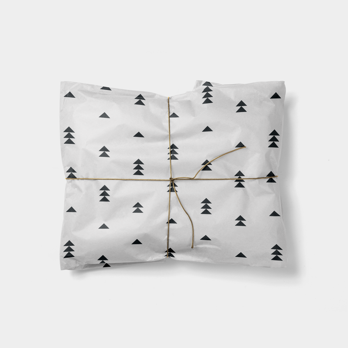 Triangle Tree Stack Holiday Gift Wrap