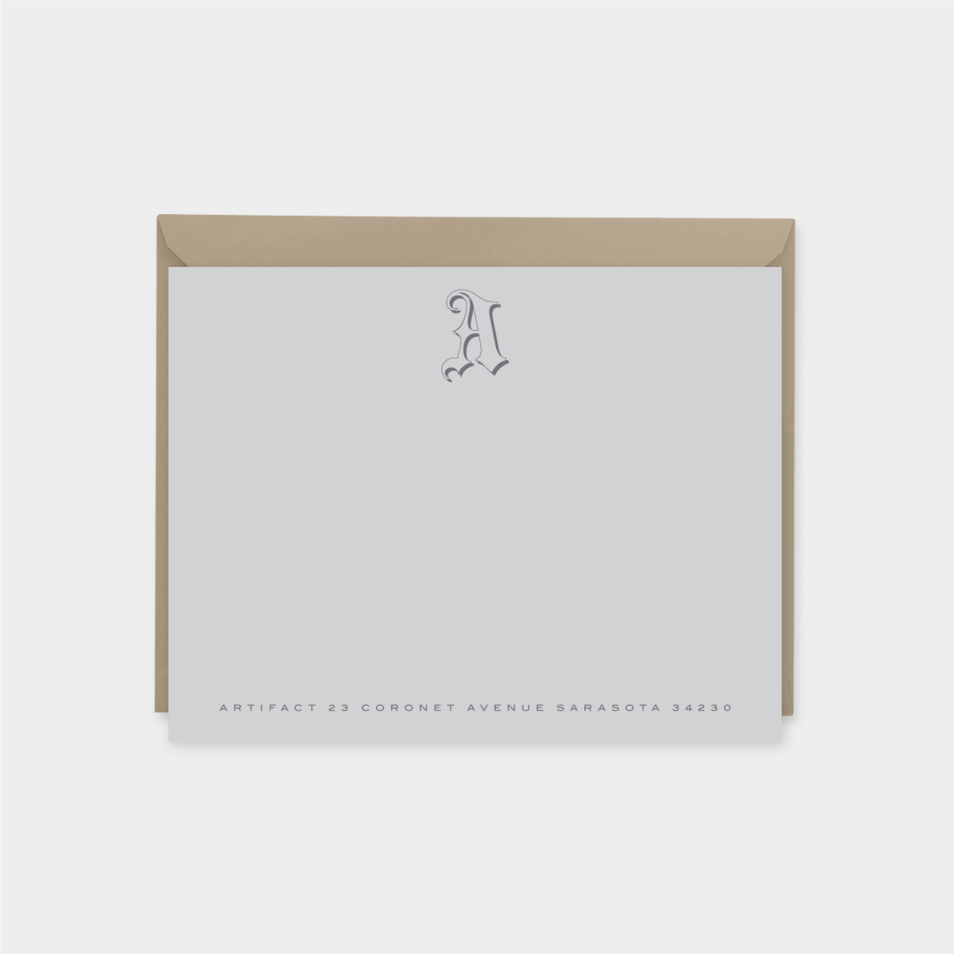 Creative Monogram Note Cards II