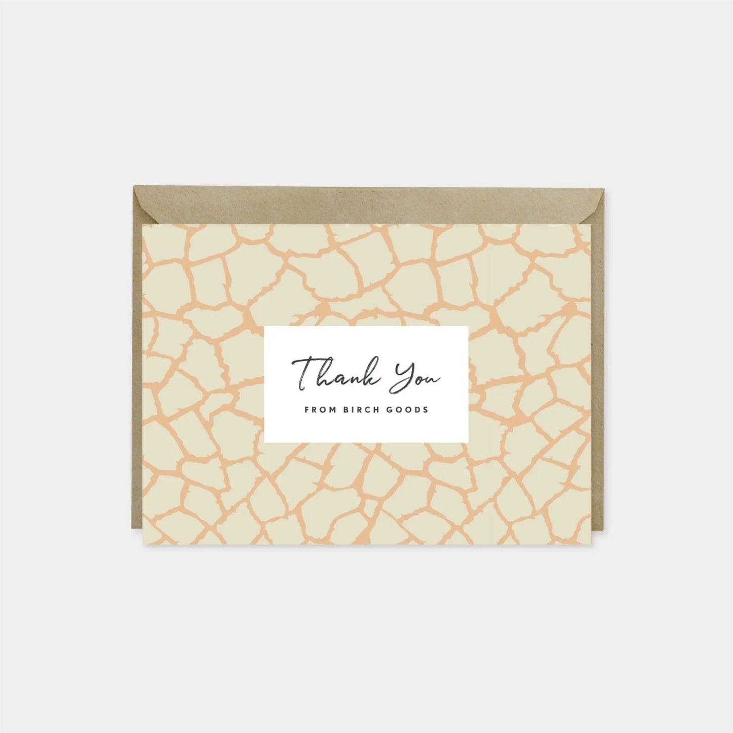 Tectonic Custom Thank You Card VI