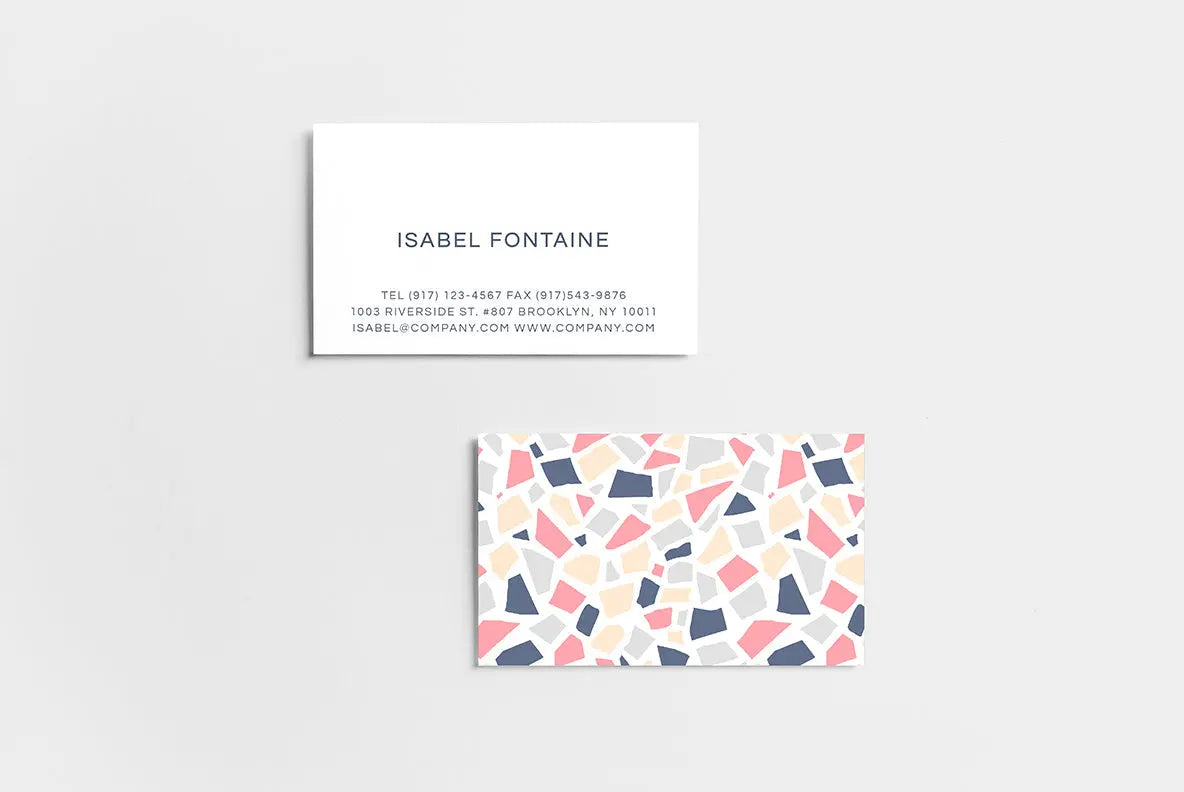 Terrazzo Business Card
