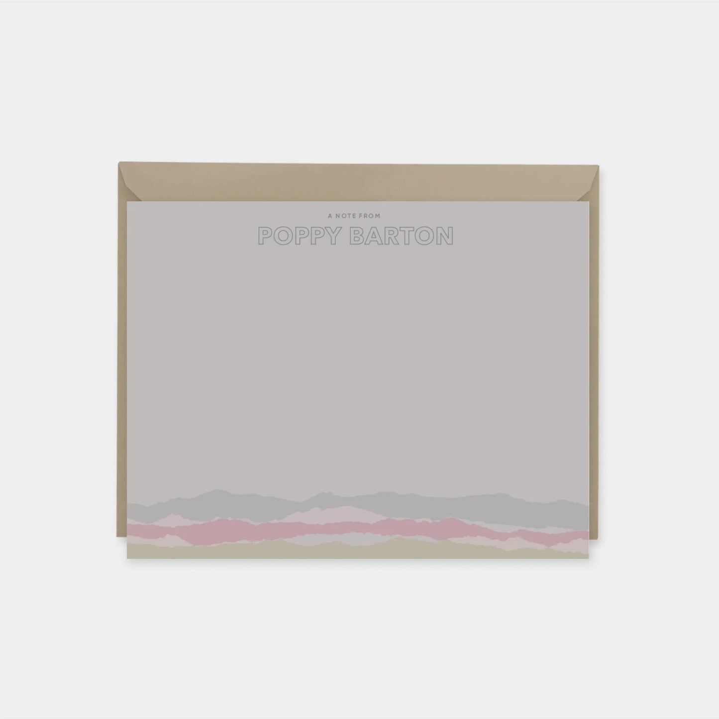 Torn Paper Edge Note Cards V