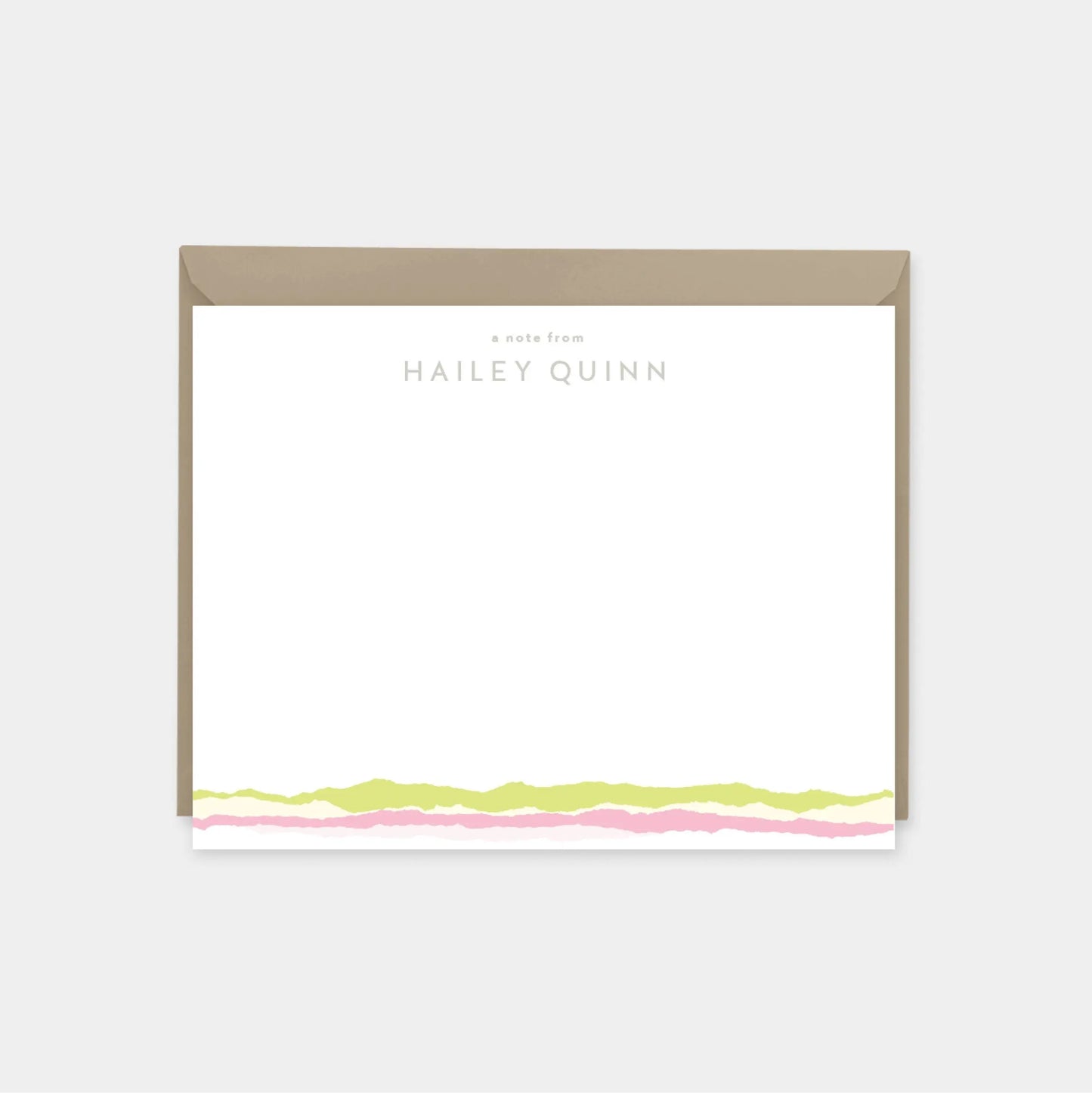 Torn Paper Edge Note Cards XI