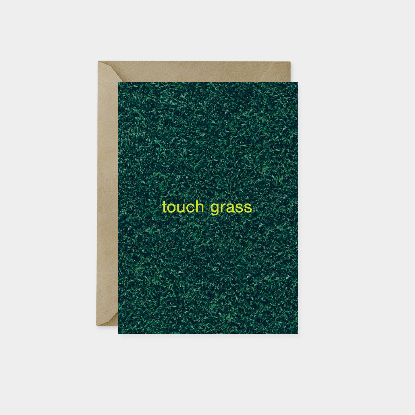 "Touch Grass" Card