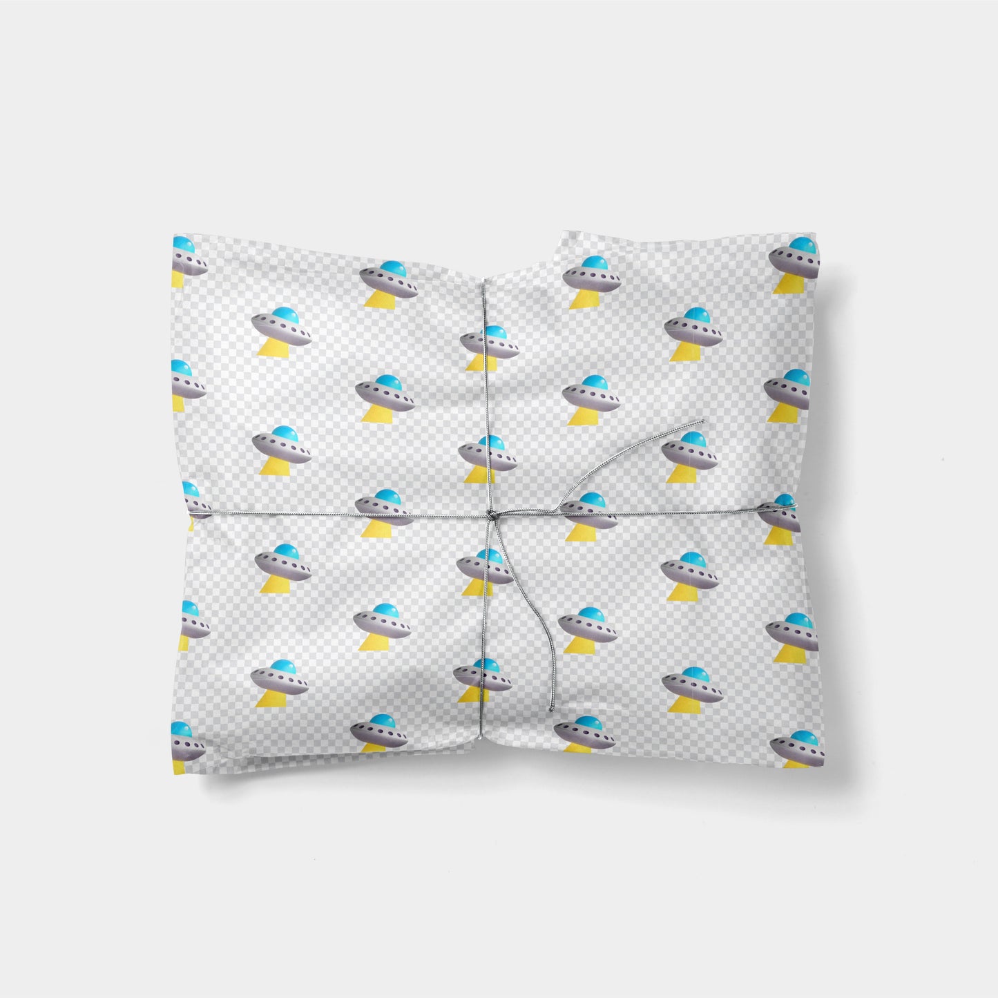 UFO Emoji Gift Wrap