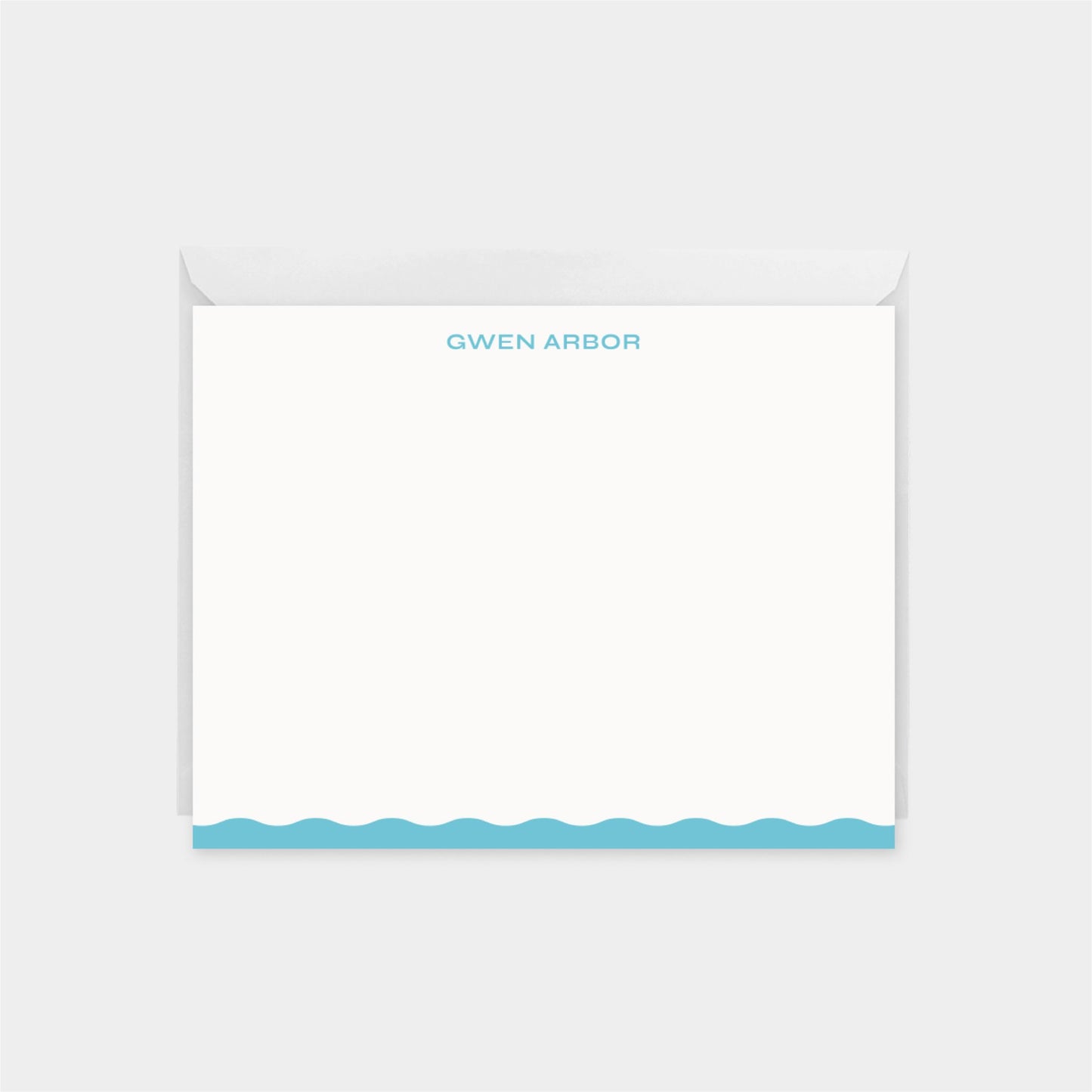 Wavy Edge Note Cards XI