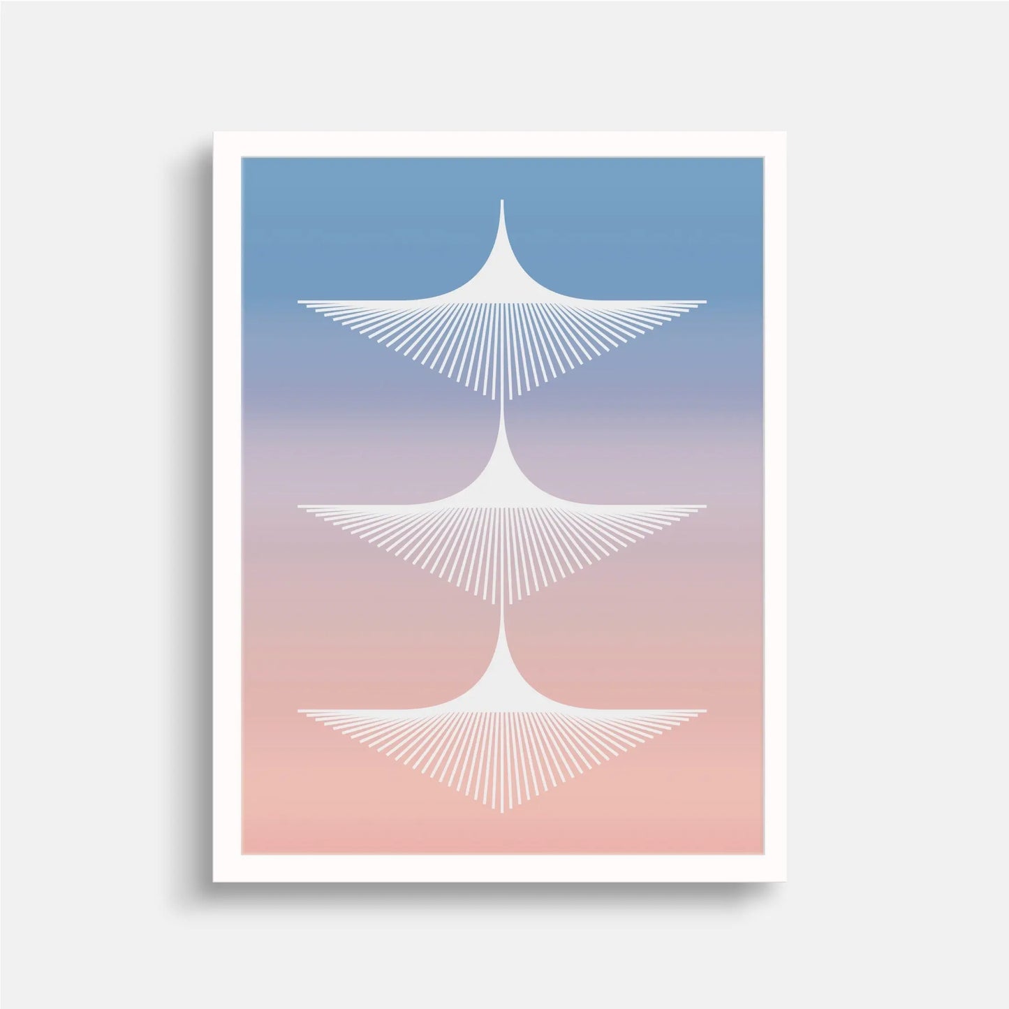 Wings Deco Gradient Art Print