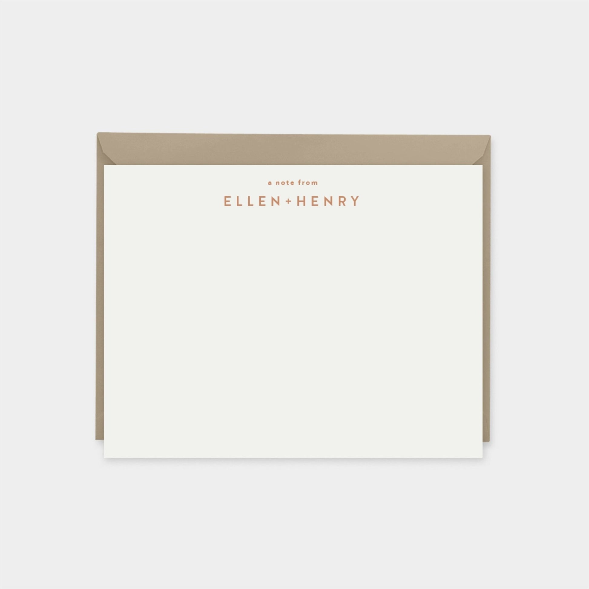 Elegant Personalized Note Cards III,