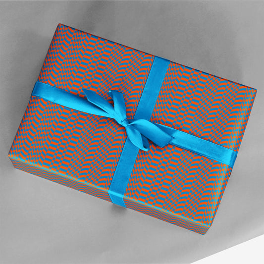 Glitch Waves Gift Wrap