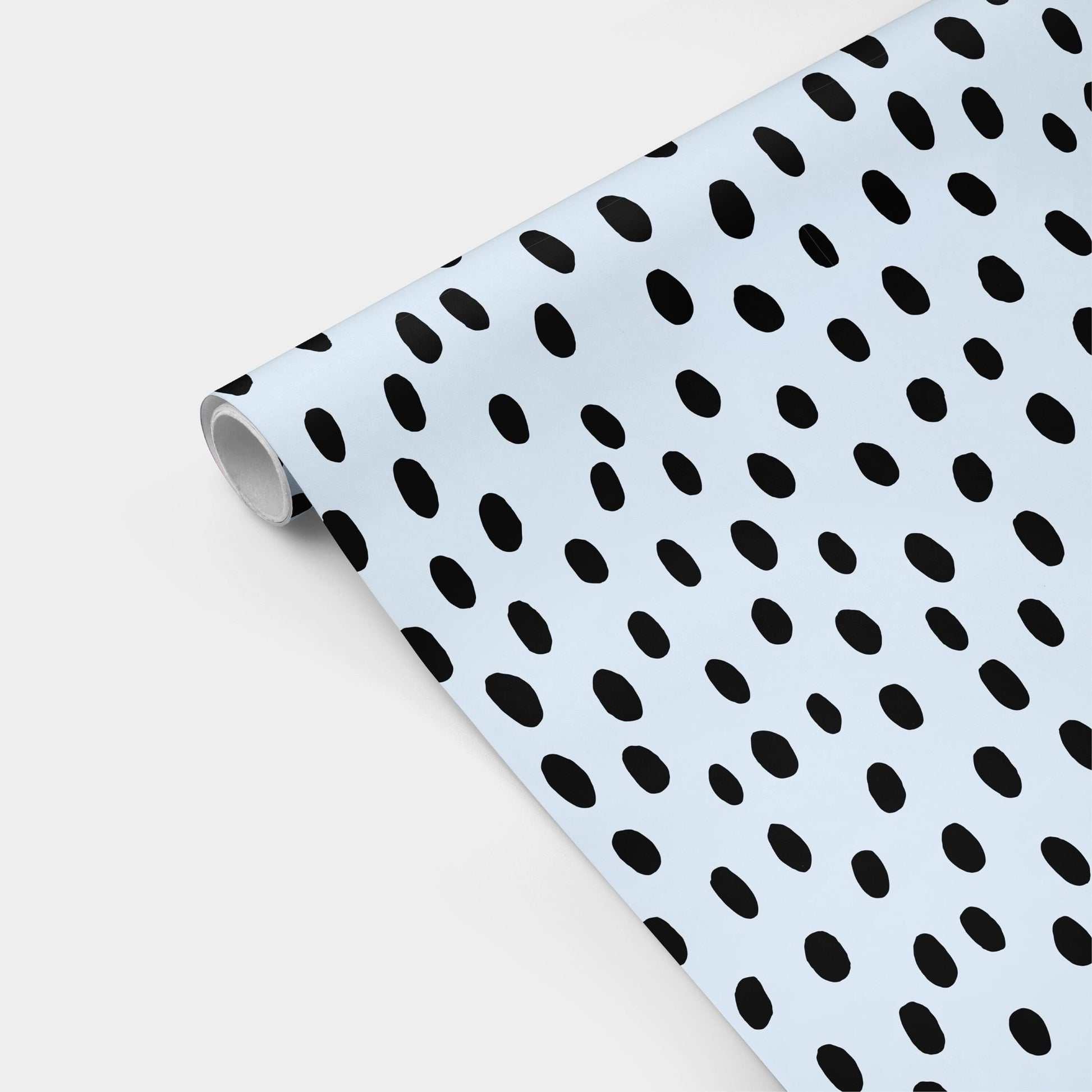 Handdrawn Polka Dots Gift Wrap
