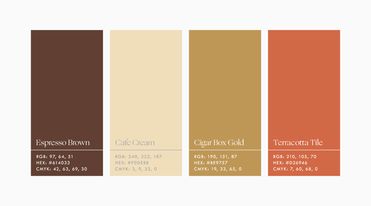 Color Palette: Cuban Coffee