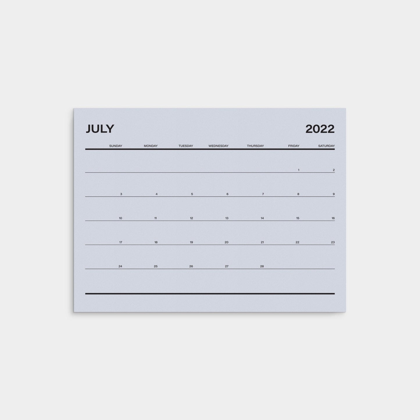 2022 Wall Art Calendar-The Design Craft