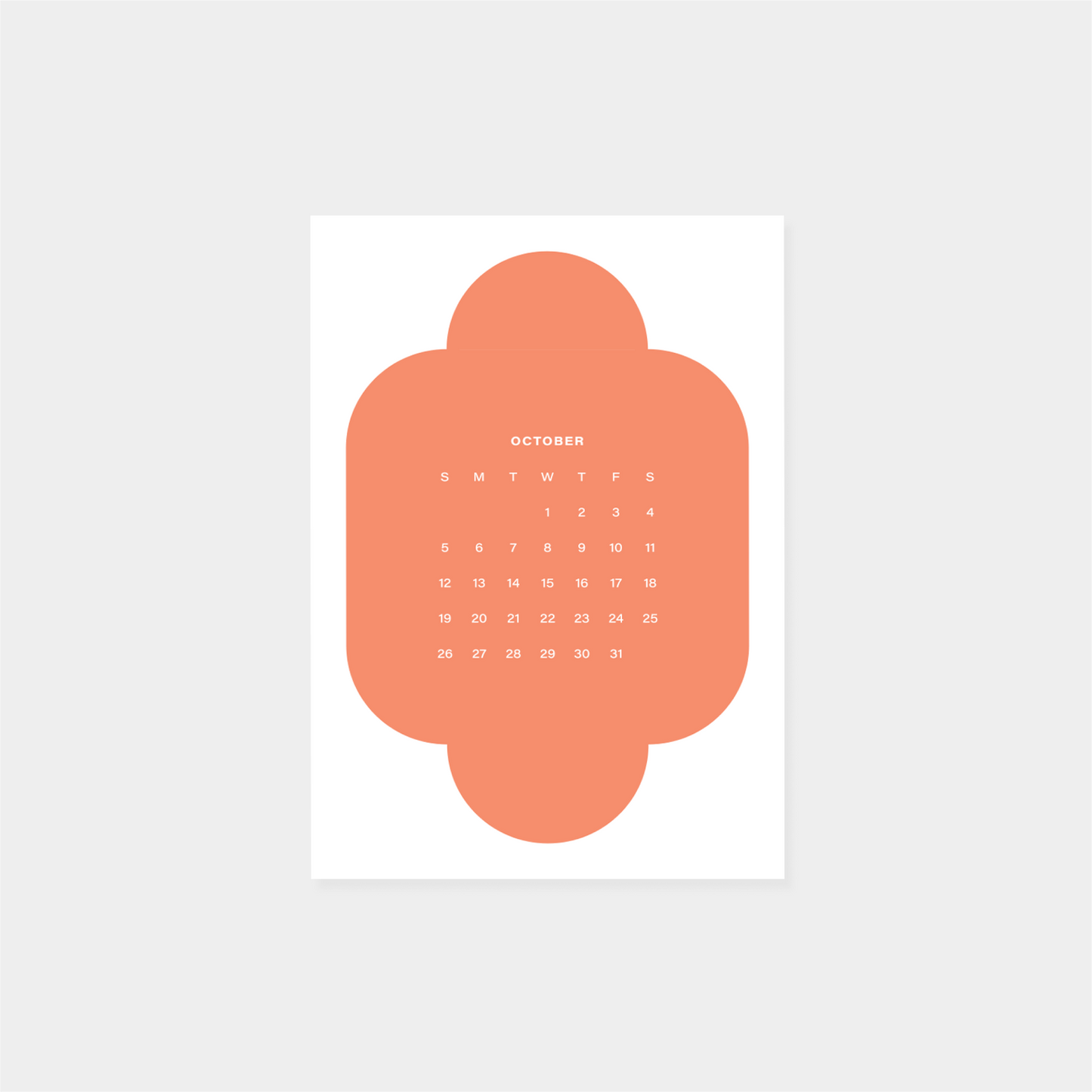 2025 Neo Shape Calendar-The Design Craft