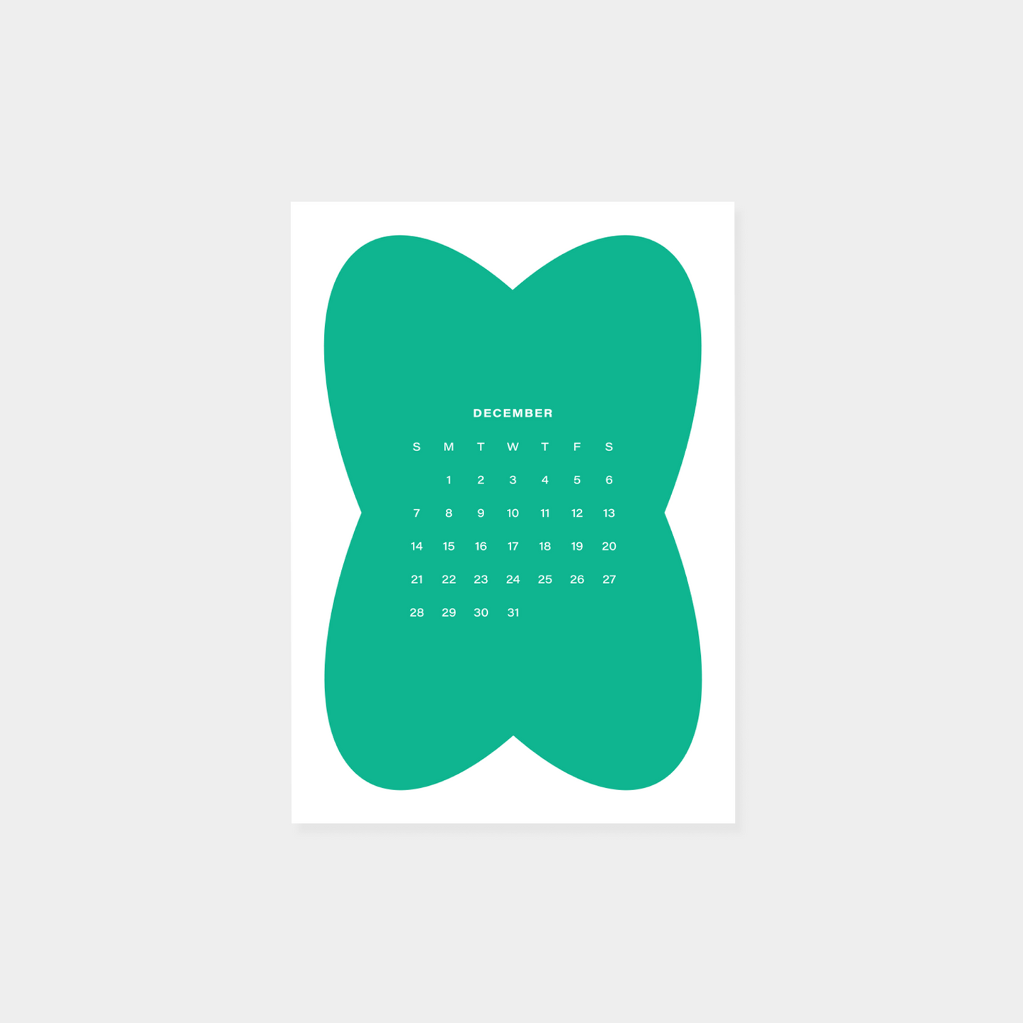 2025 Neo Shape Calendar-The Design Craft