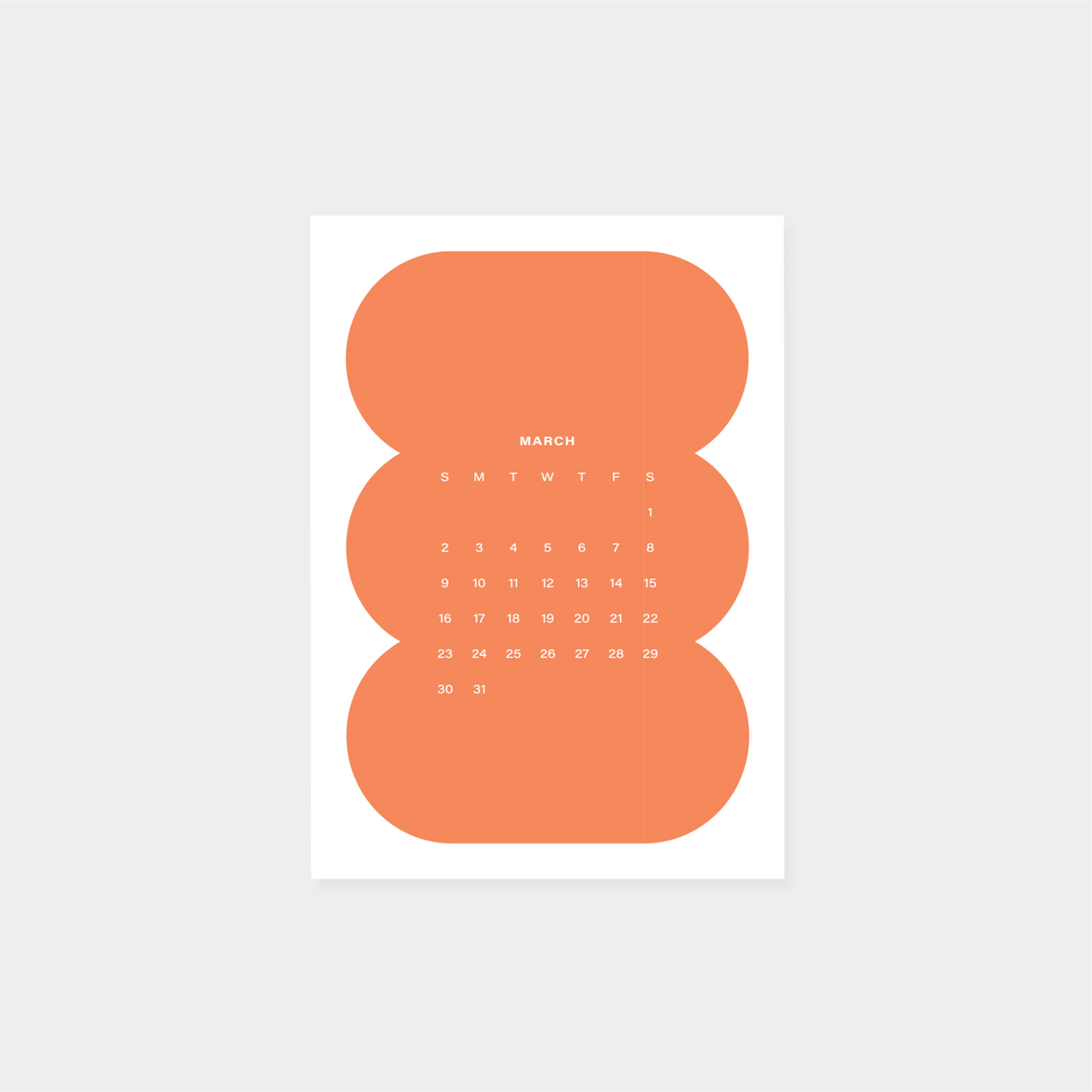 2025 Neo Shape Calendar-The Design Craft