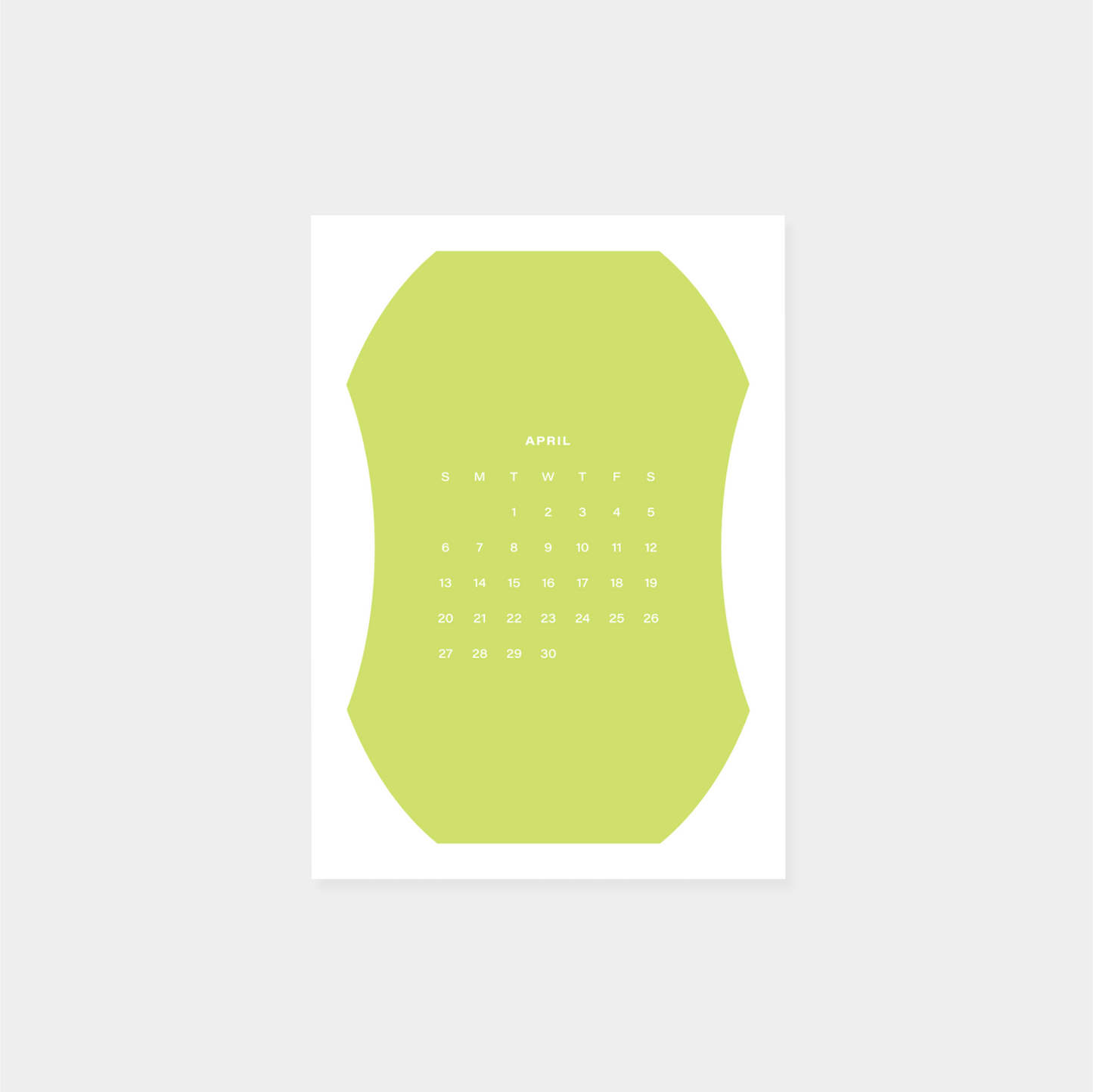 2025 Neo Shape Calendar-The Design Craft