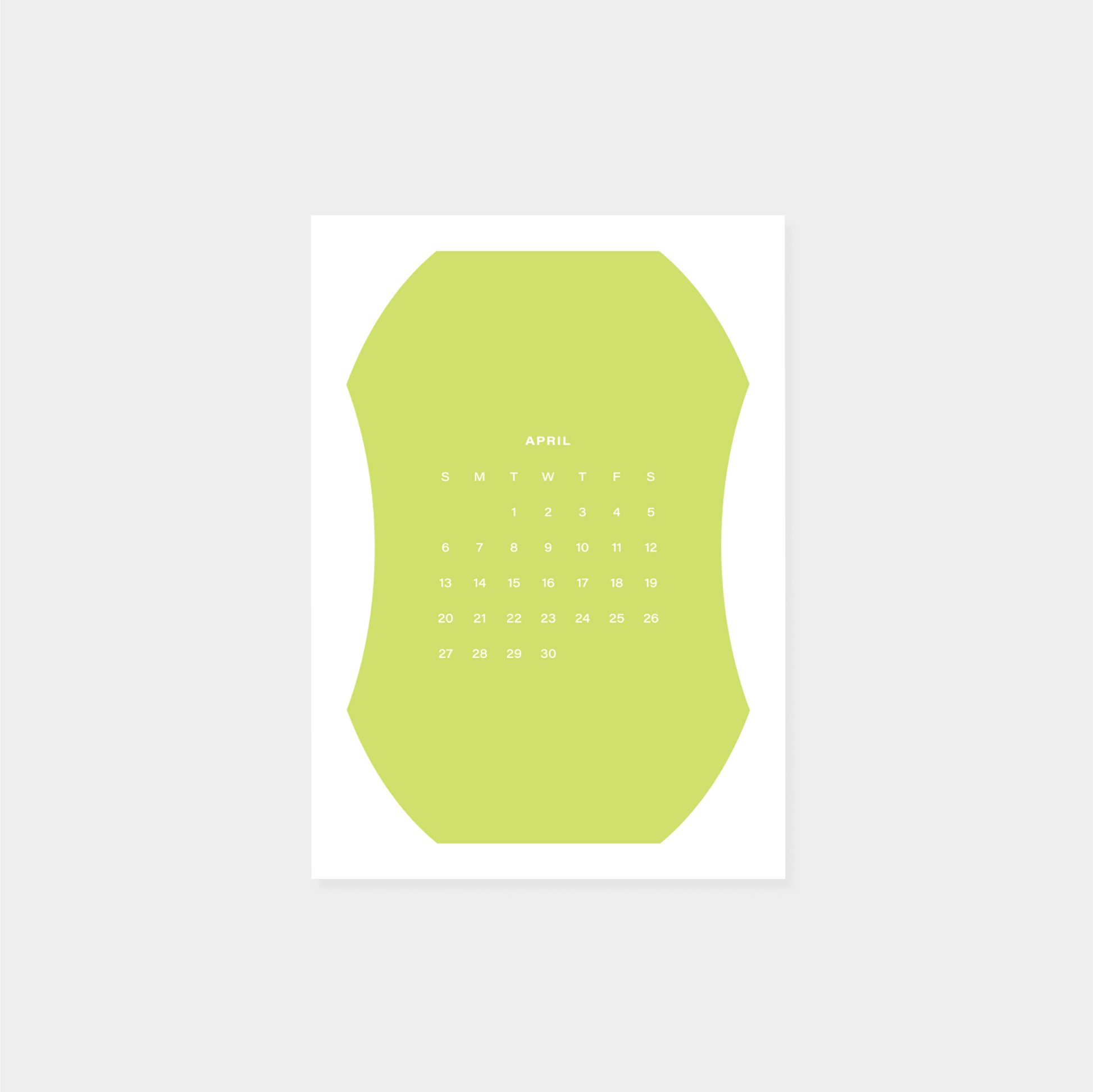 2025 Neo Shape Calendar-The Design Craft