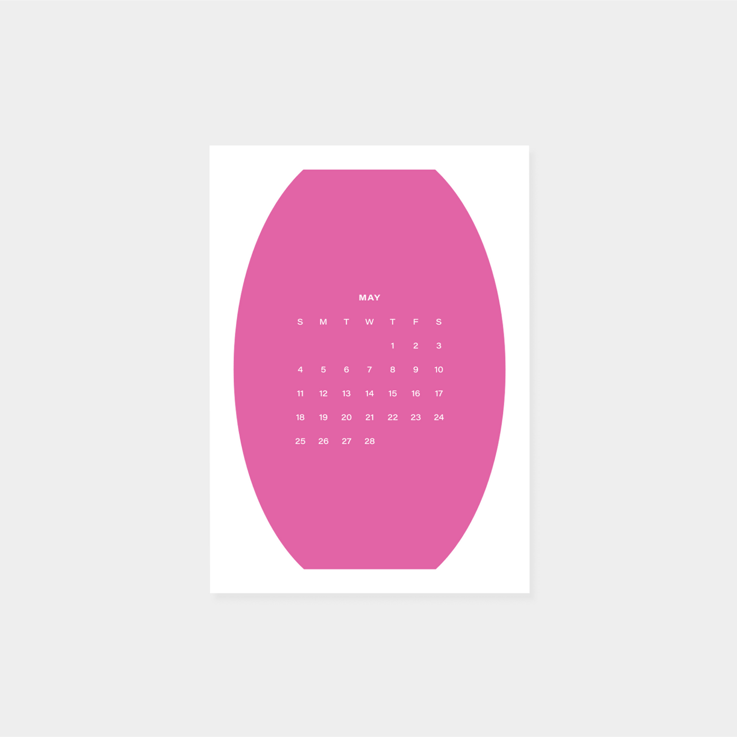 2025 Neo Shape Calendar-The Design Craft