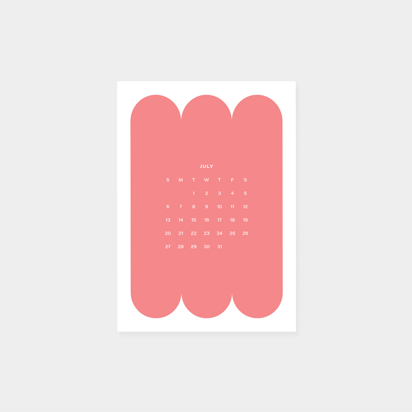 2025 Neo Shape Calendar-The Design Craft