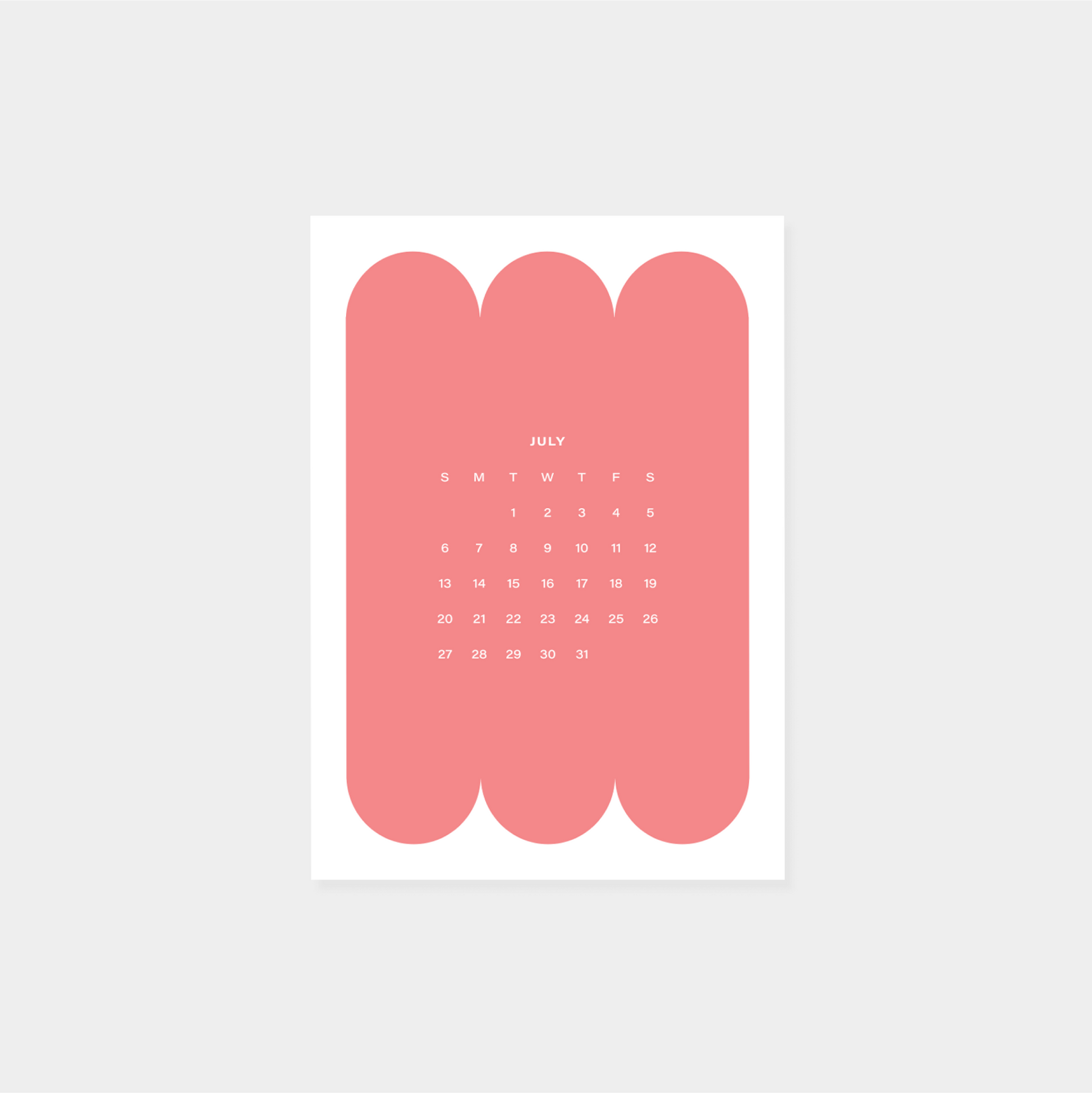 2025 Neo Shape Calendar-The Design Craft