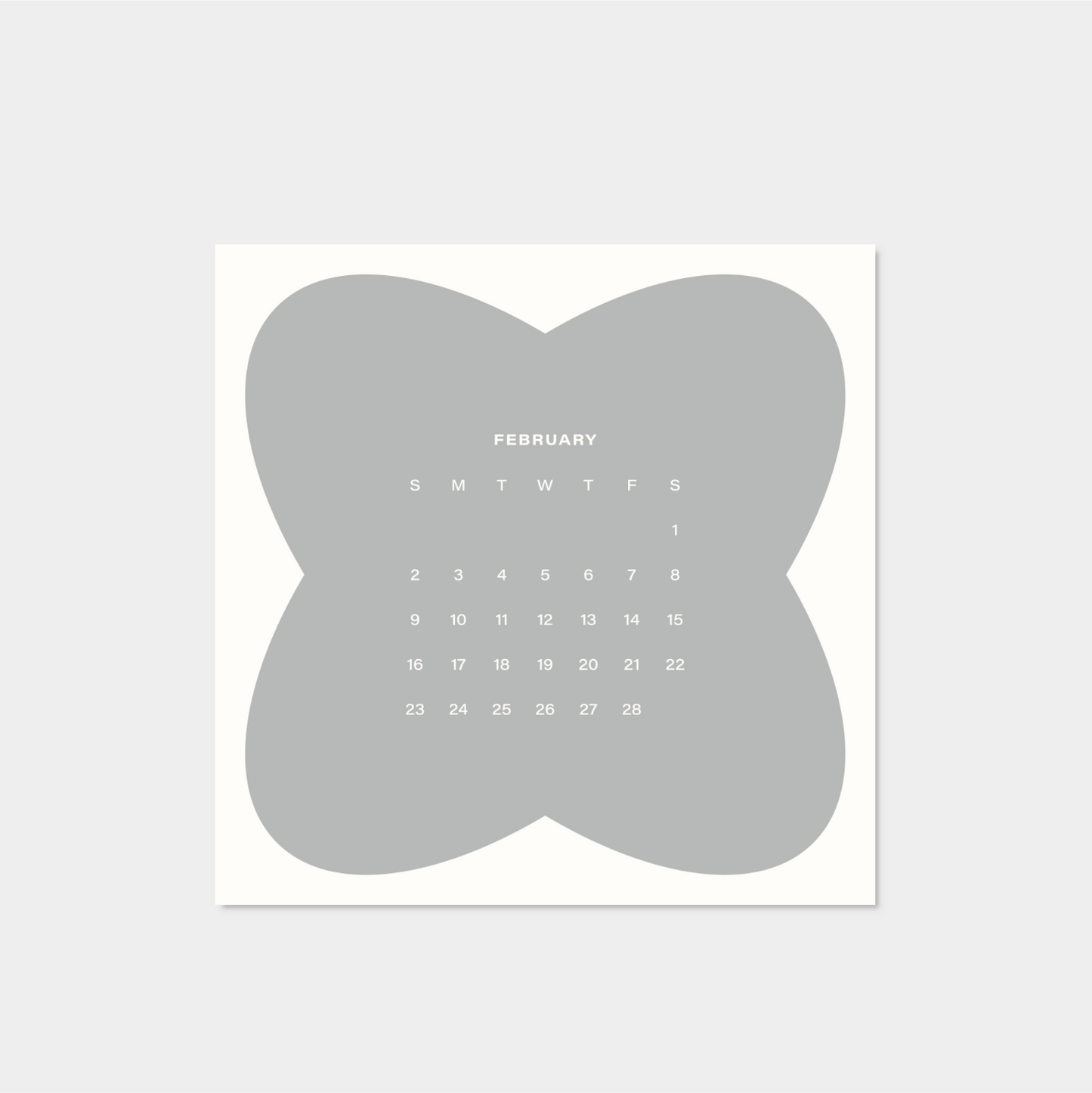 2025 Neo Shape Square Calendar-The Design Craft