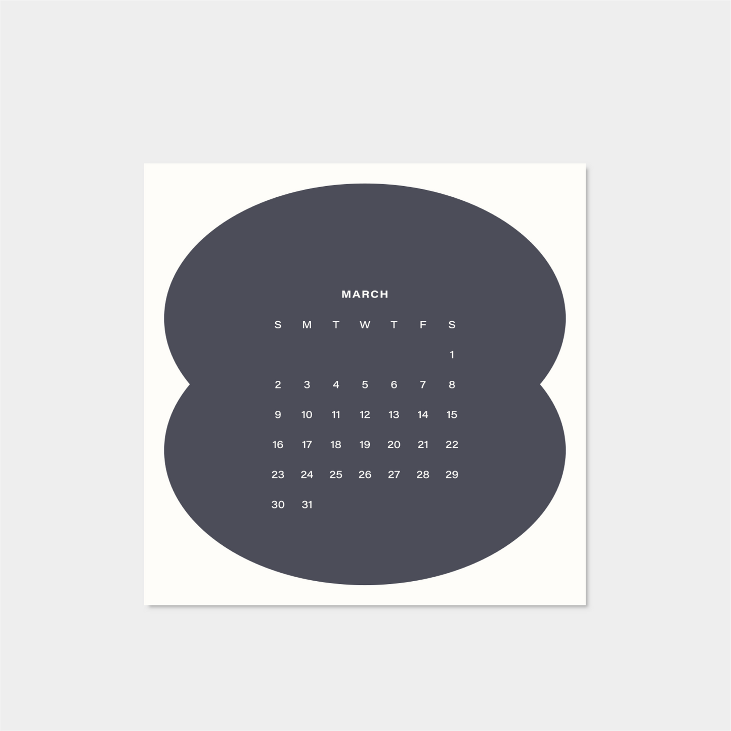 2025 Neo Shape Square Calendar-The Design Craft