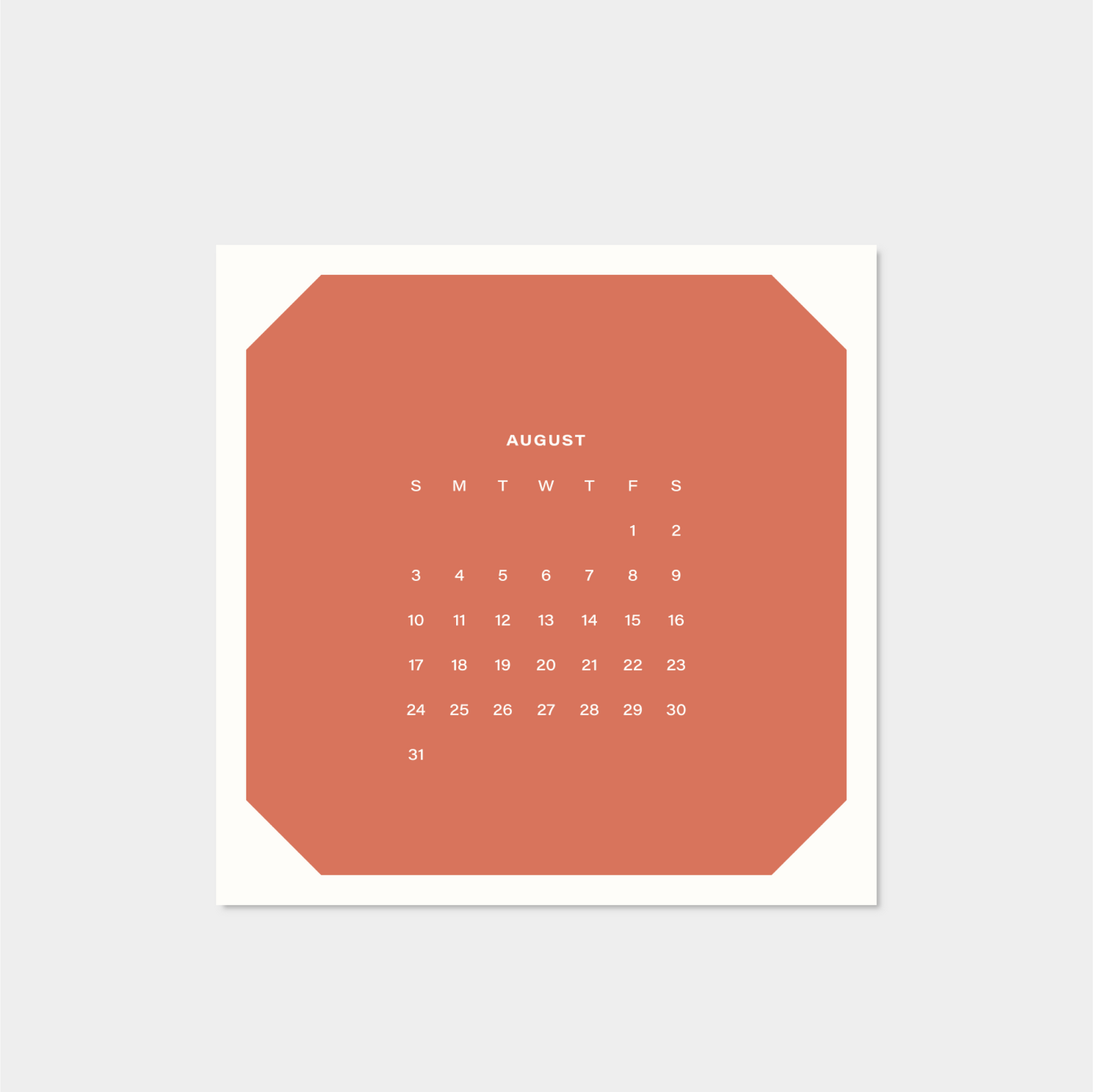 2025 Neo Shape Square Calendar-The Design Craft