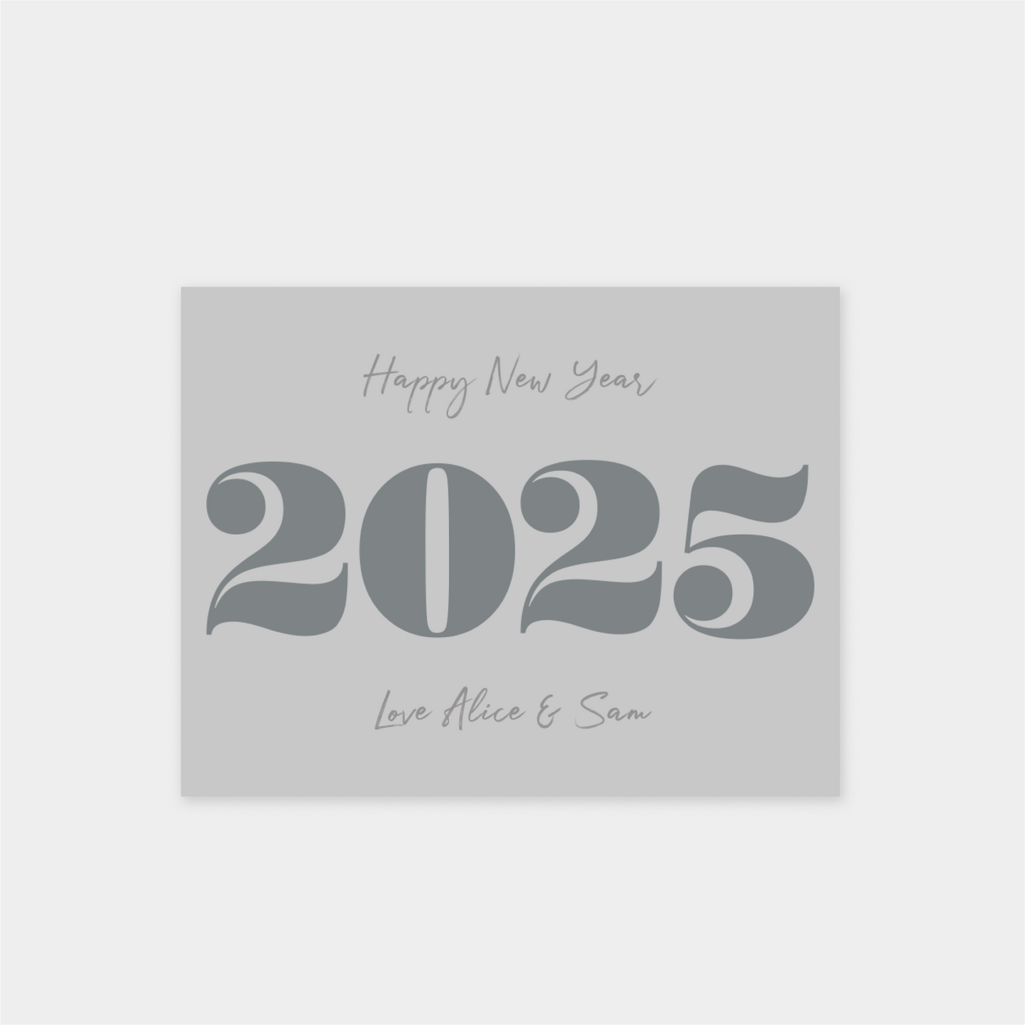 2025 New Years Card III